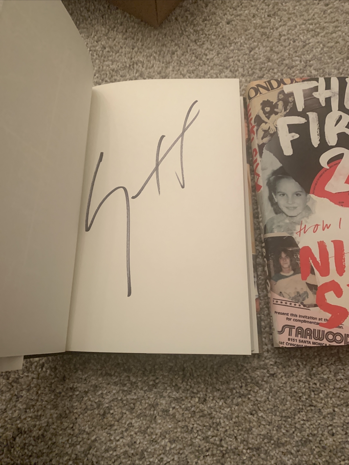 New Nikki Sixx The First 21 How I Became Signed Book Hc DJ Motley Crue A.M.