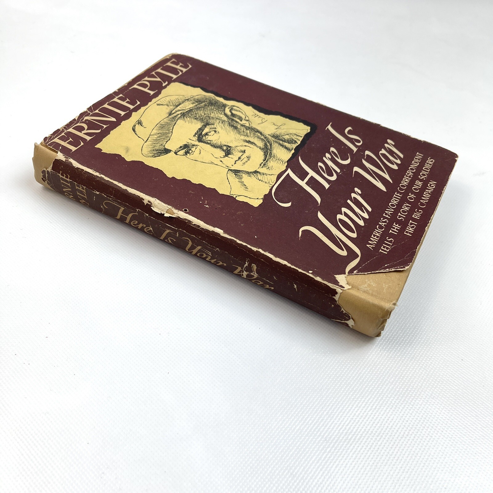 Here Is Your War Ernie Pyle Paperback Book 1943 Henry Holt And Company Inc