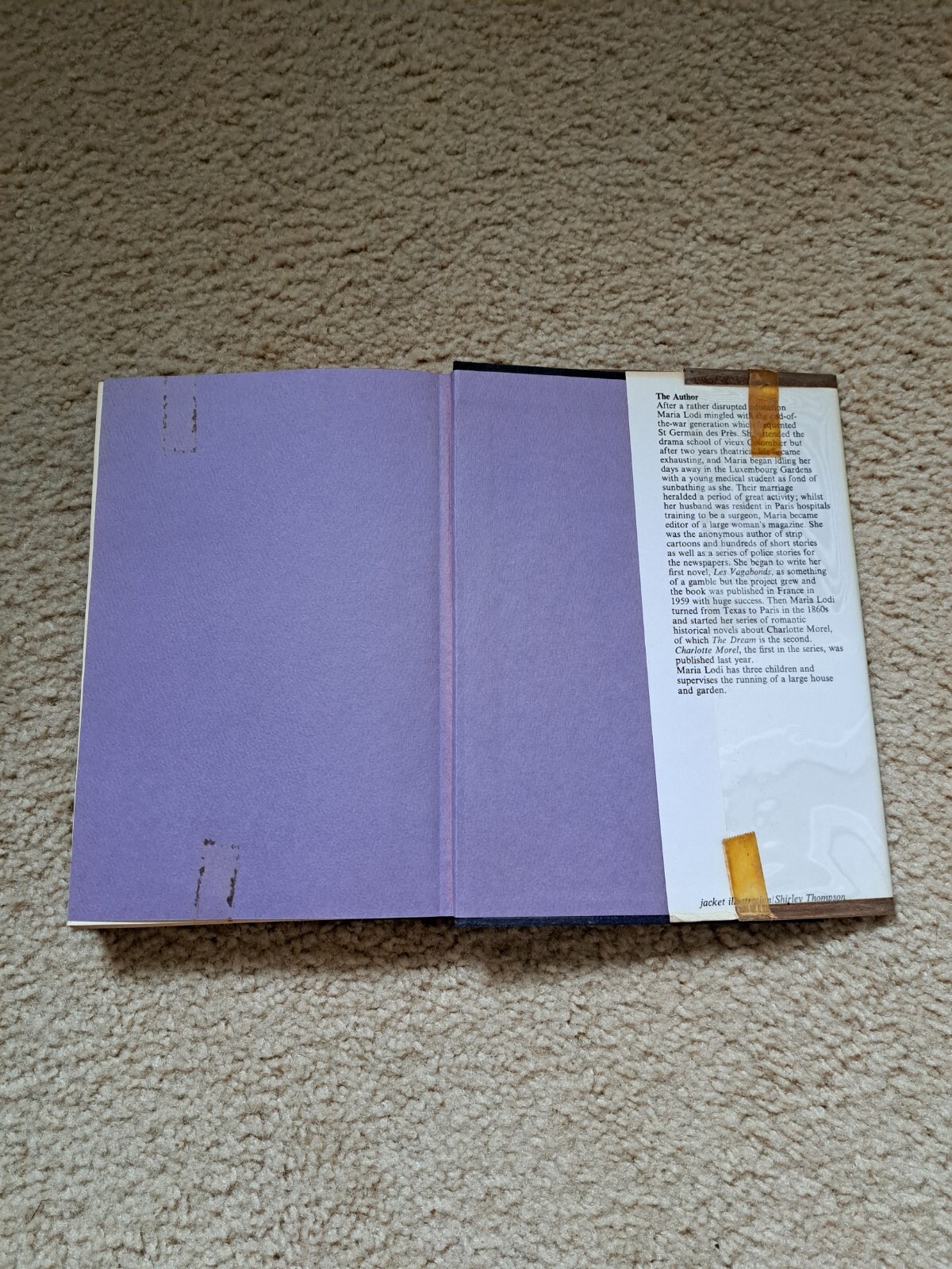 Charolette Morel The Dream By Maria Lodi First American Edition 1970