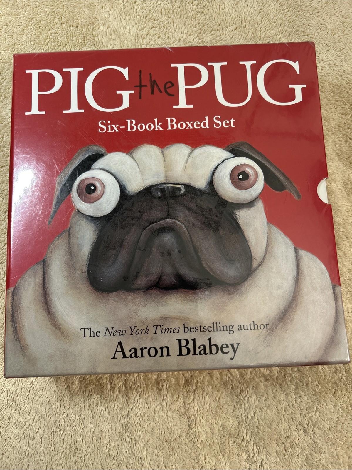 PIG THE PUG 6 Hardcover Picture Books Boxed Set Aaron Blabey Ages 3-5 NEW SEALED