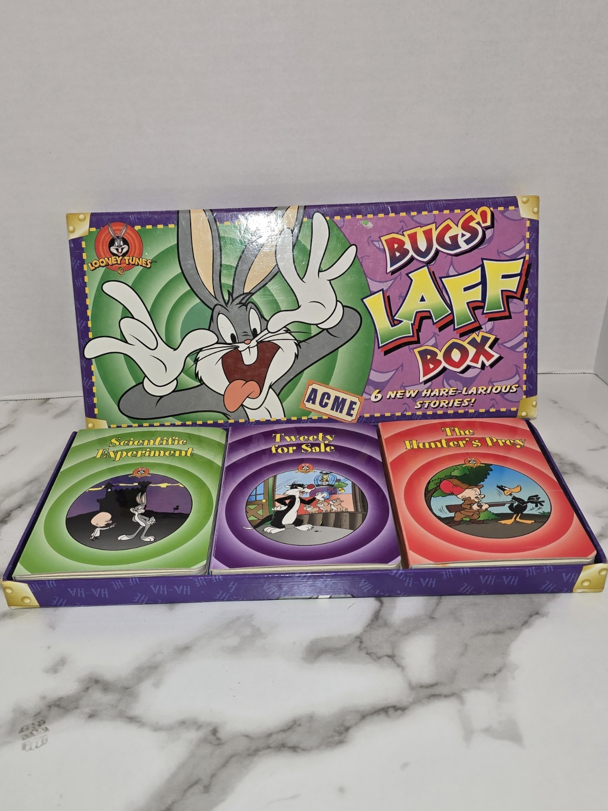 Vintage Looney Tunes Funny Board Books Boxed Bug’s Complete Set