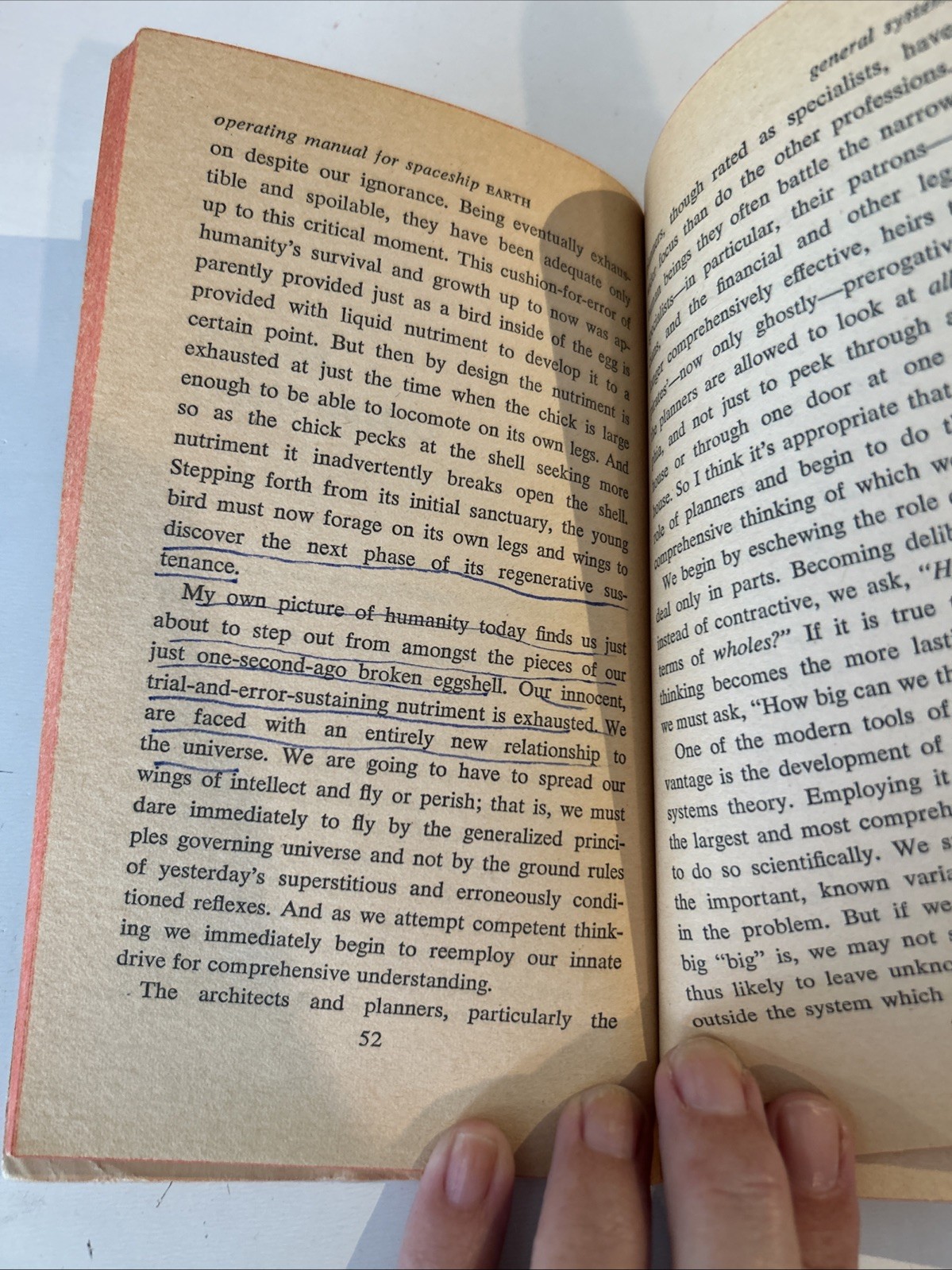 Operating Manual for Spaceship Earth, R. Buckminster Fuller VTG 1974 paperback