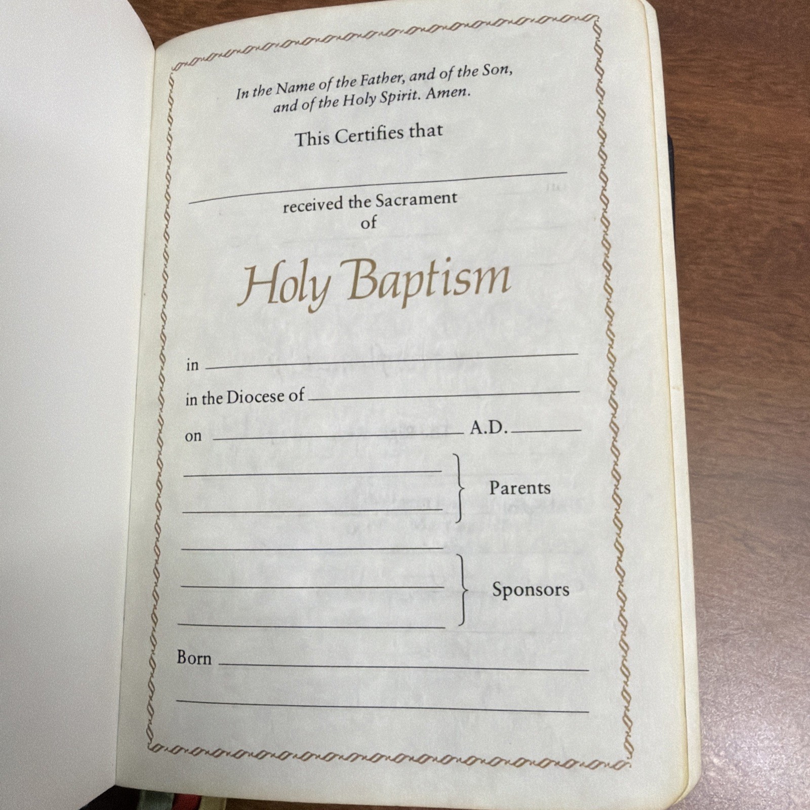 The Book of Common Prayer Black Leather Episcopal Church 1979