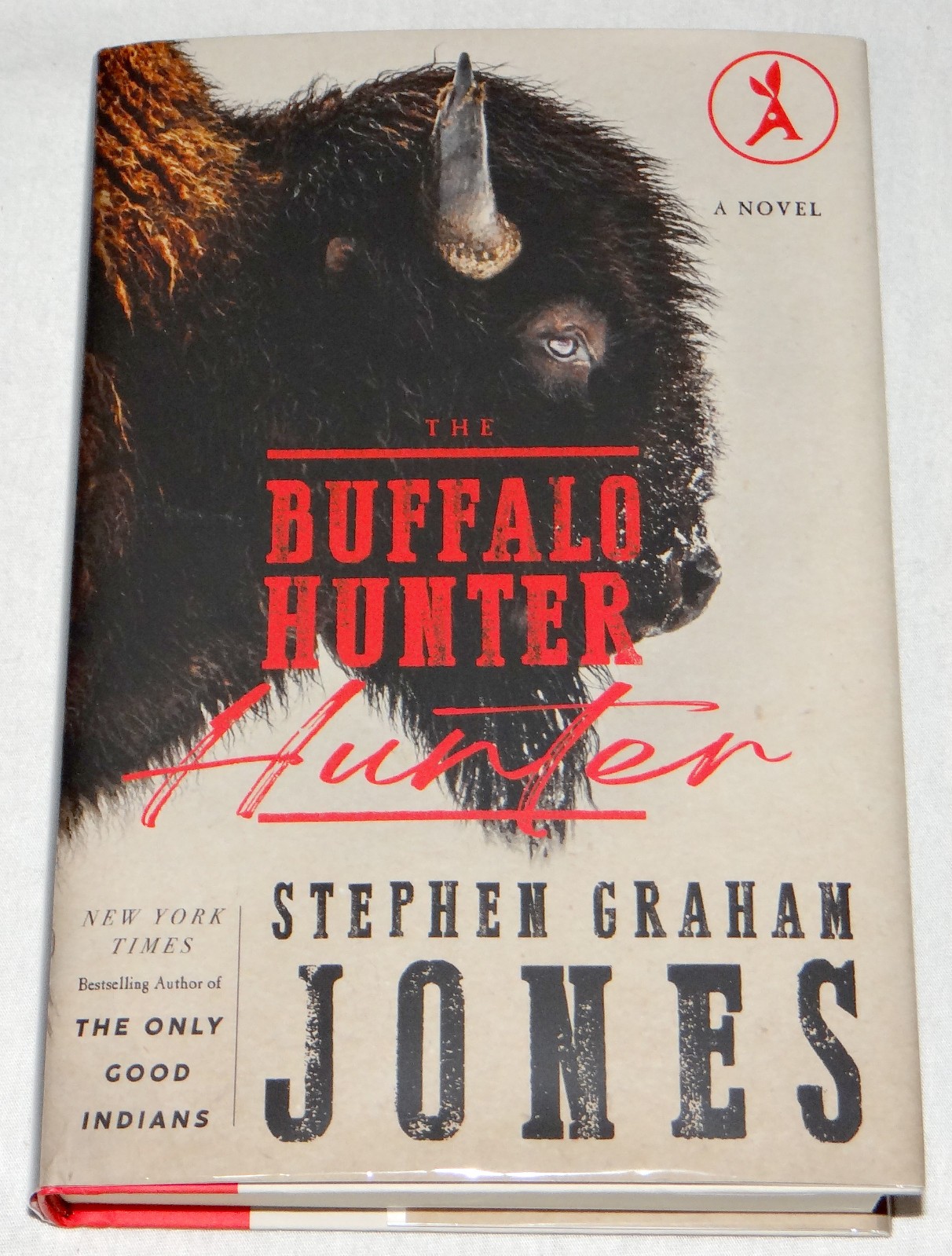 Stephen Graham Jones SIGNED STAMPED The Buffalo Hunter Hunter Aardvark HC 1st