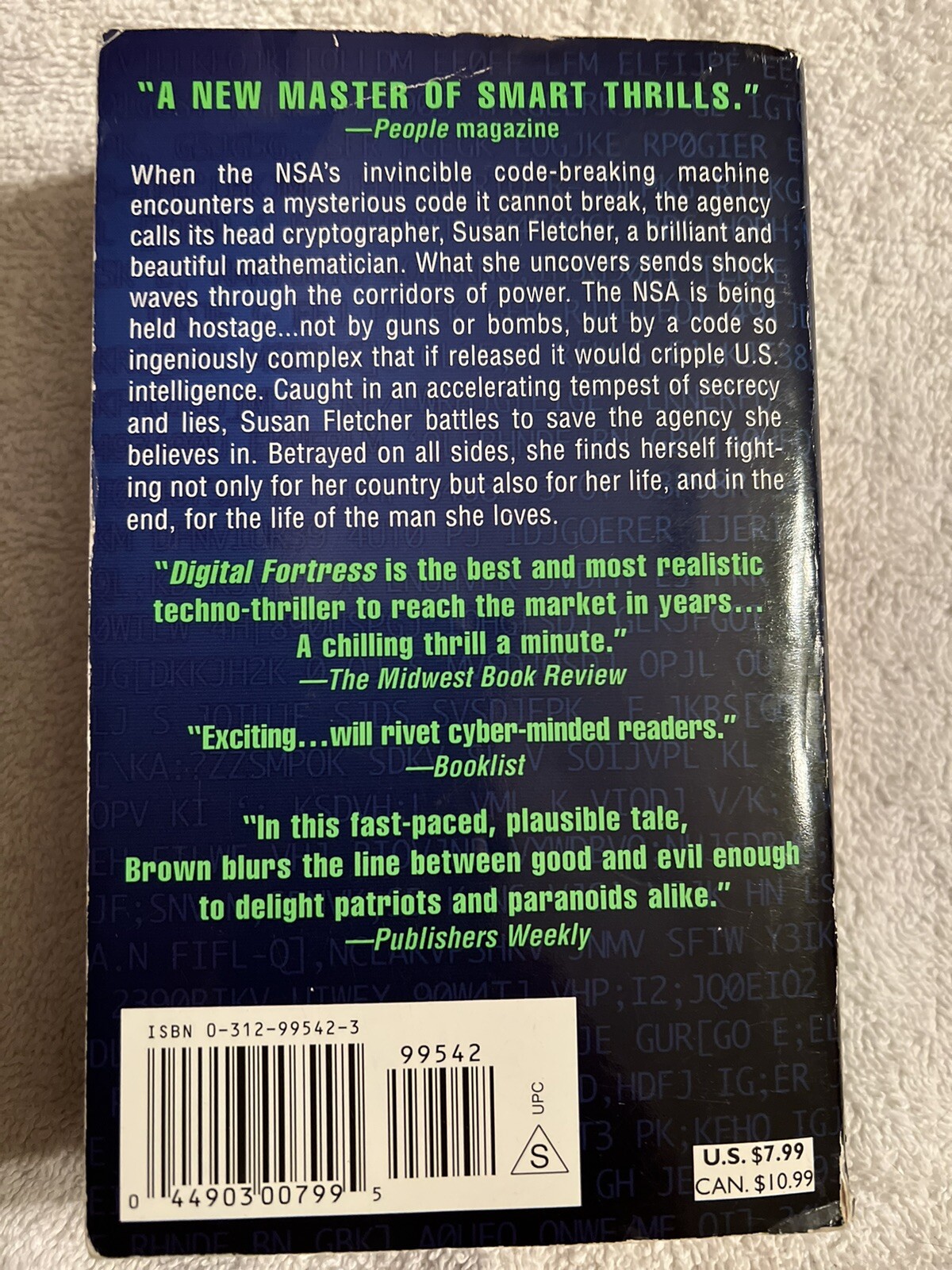 Digital Fortress – Paper Back – By Brown, Dan