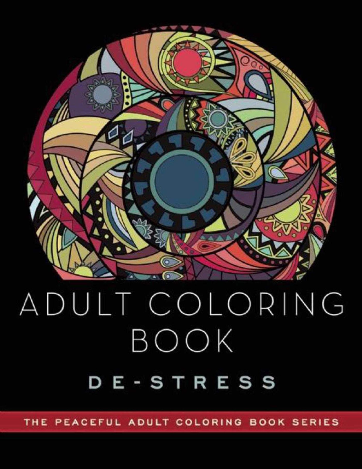Adult Coloring Book: De-Stress: Books (Peaceful Adult…