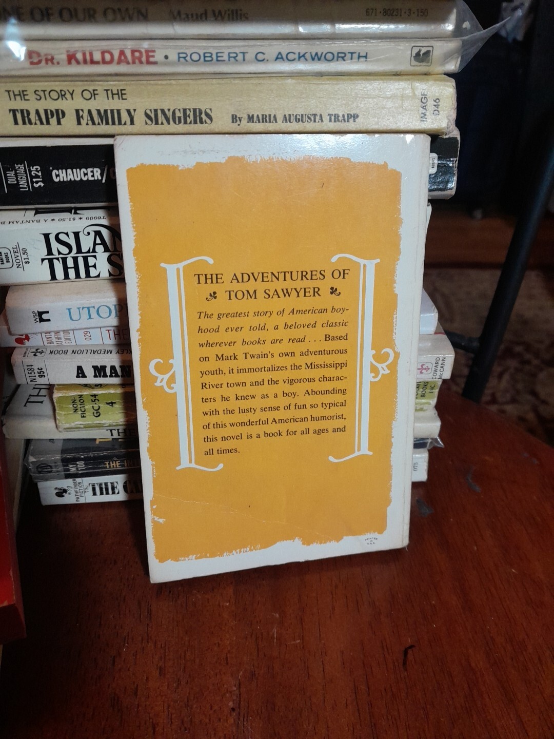 The Adventures of Tom Sawyer Mark Twain 1965 Washington Square Press Vintage