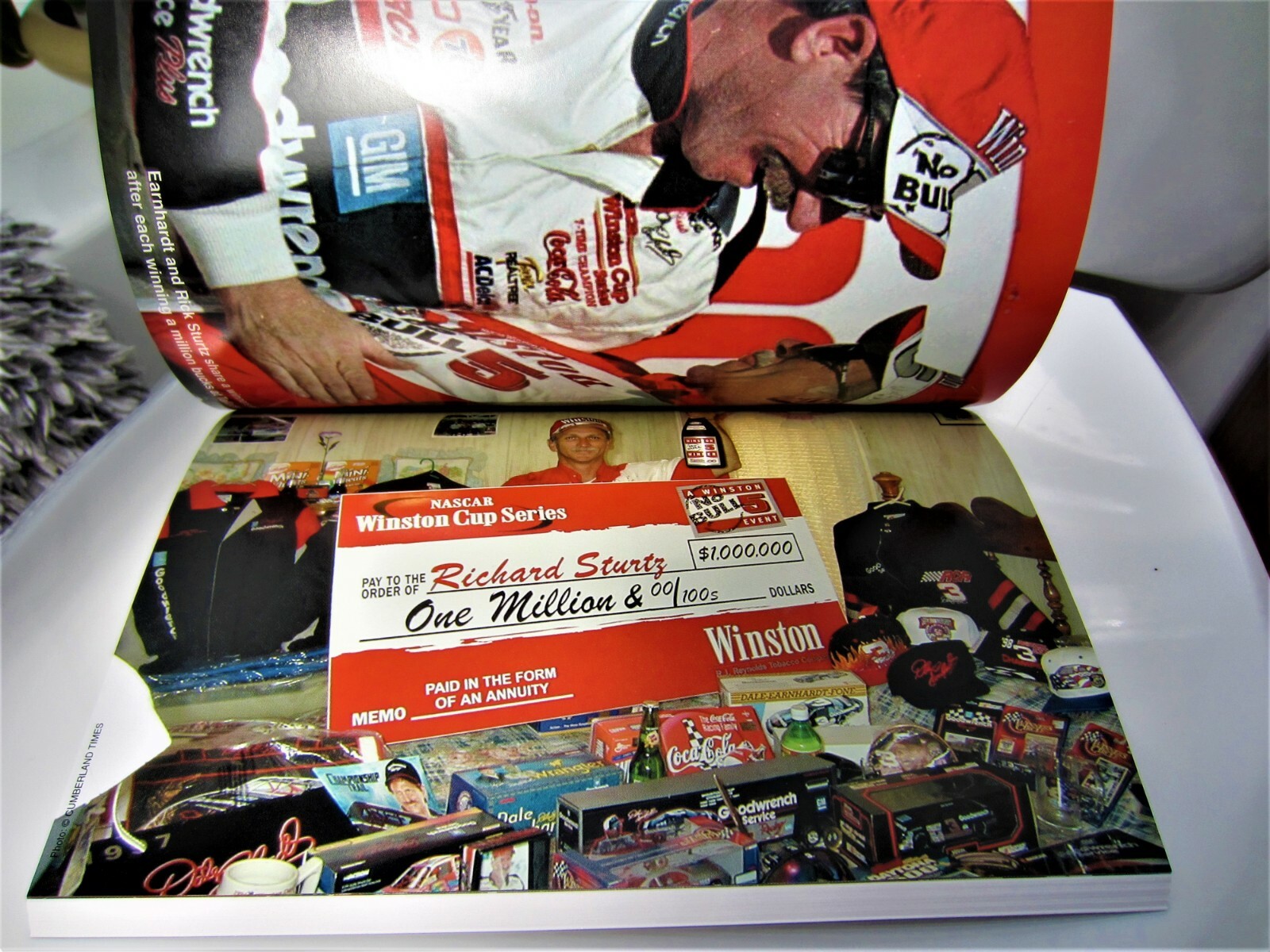 NOS 2001 Remembering Race Car Driver Dale Earnhardt Book Color Photos 223 Pages