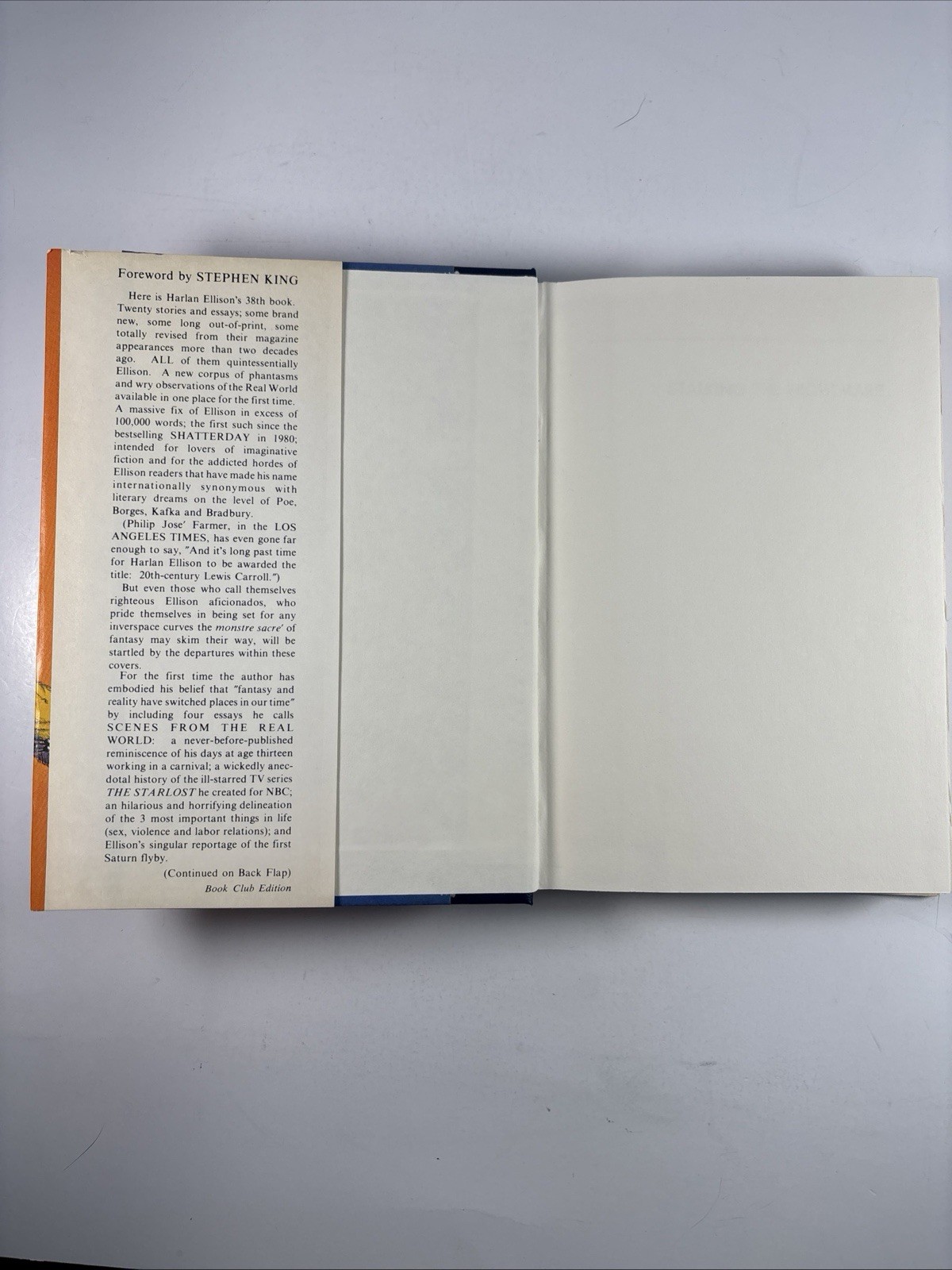 Stalking The Nightmare by Harlan Ellison – 1982 1st Phantasia Press Hardcover DJ