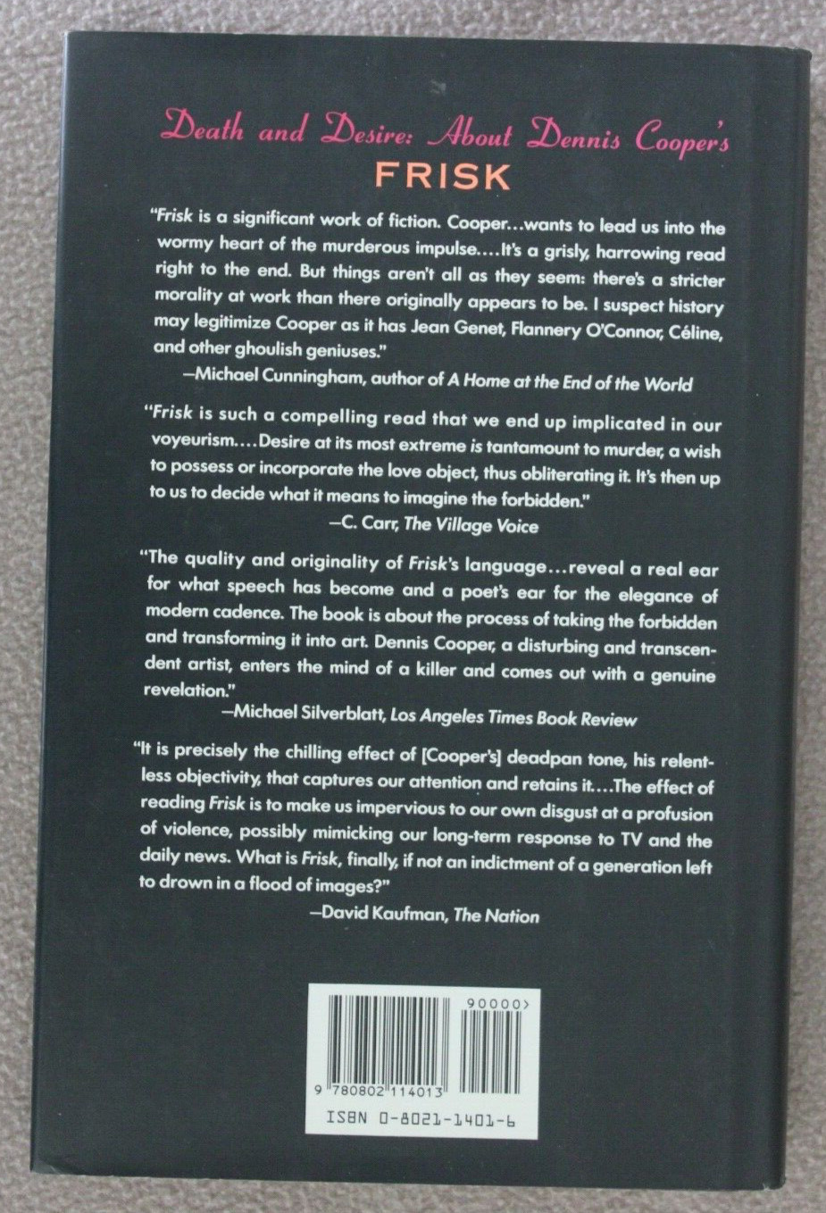Wrong Stories by Dennis Cooper (1992, Hardcover) First Edition stated, new