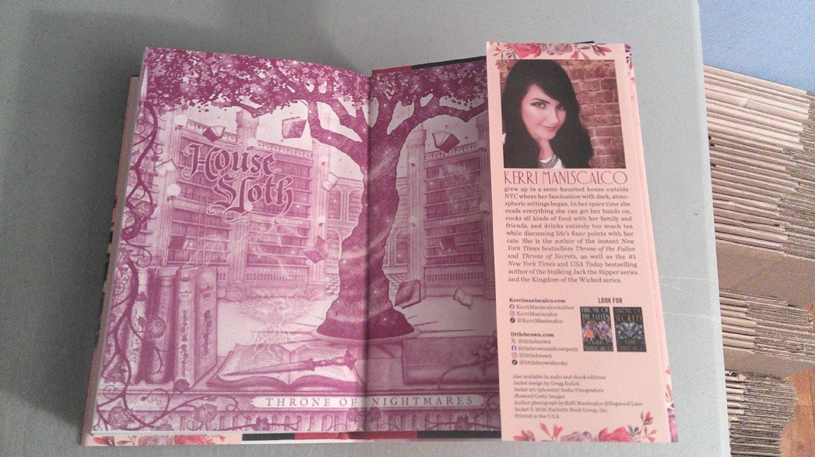Throne of Nightmares: by Kerri Maniscalco 2026 B&N Exclusive Edition HC