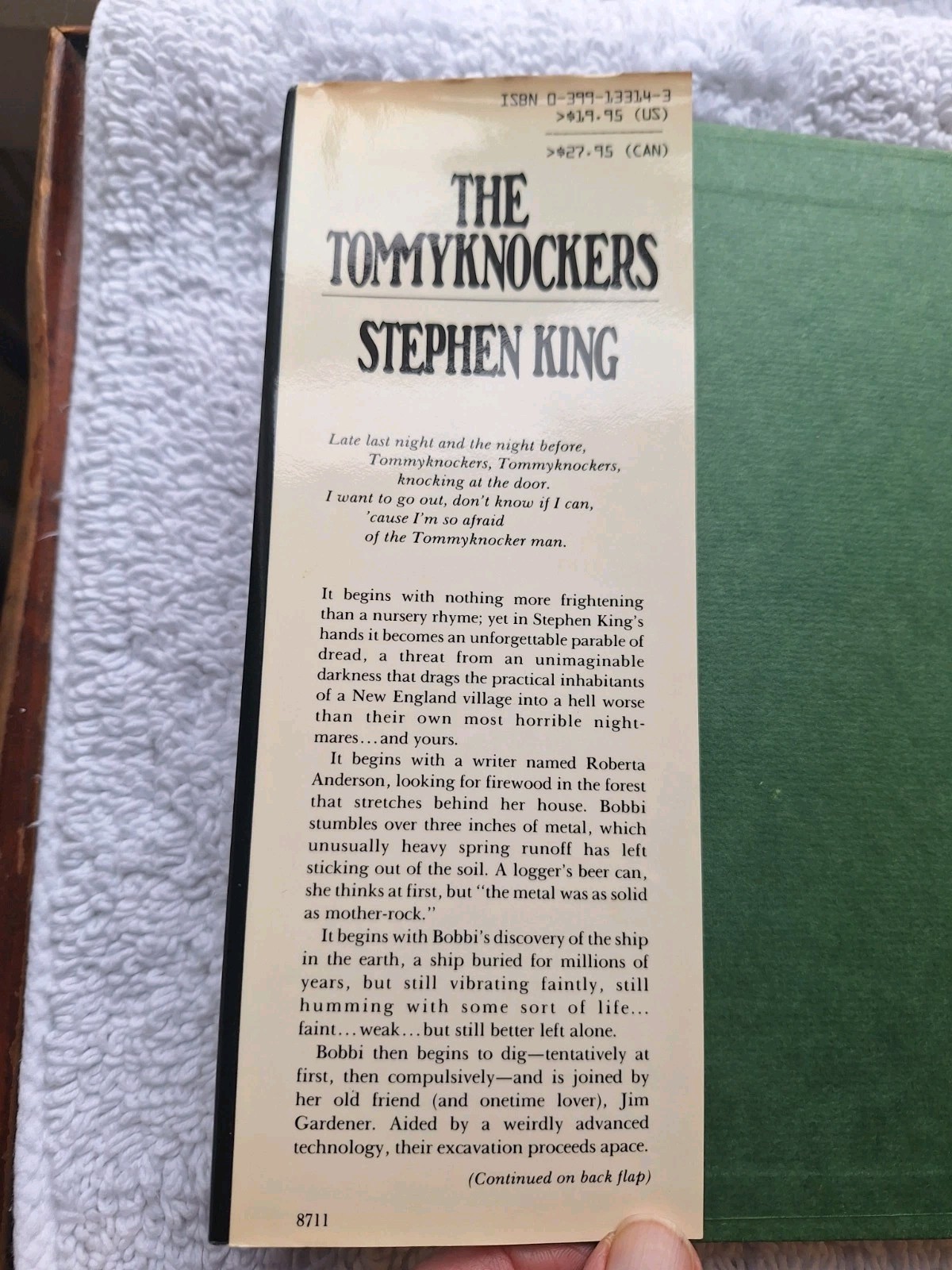 Stephen King The Tommyknockers Hardcover First Edition ? 1987