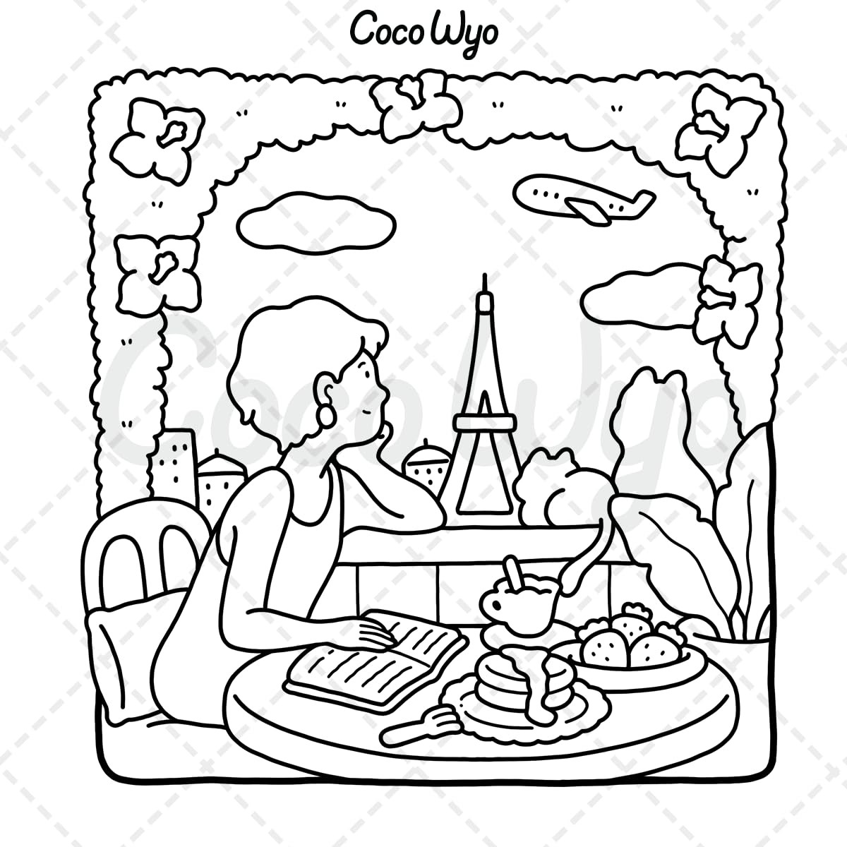 Girl Moments Vol 2 Coloring Book for Adults and Teens Featuring Cute Cozy Daily