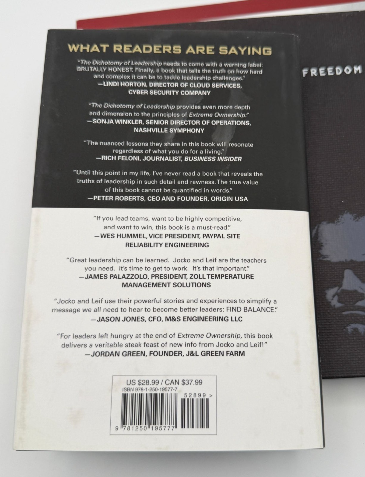 Jocko Willink Lot Dichotomy of Leadership Extreme Ownership Workbook Discipline