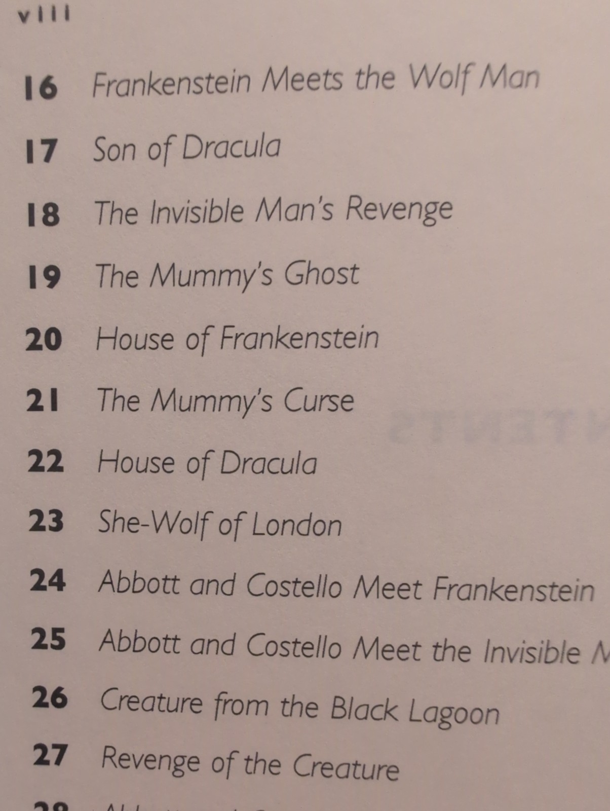 Monster movies By Universal Studios