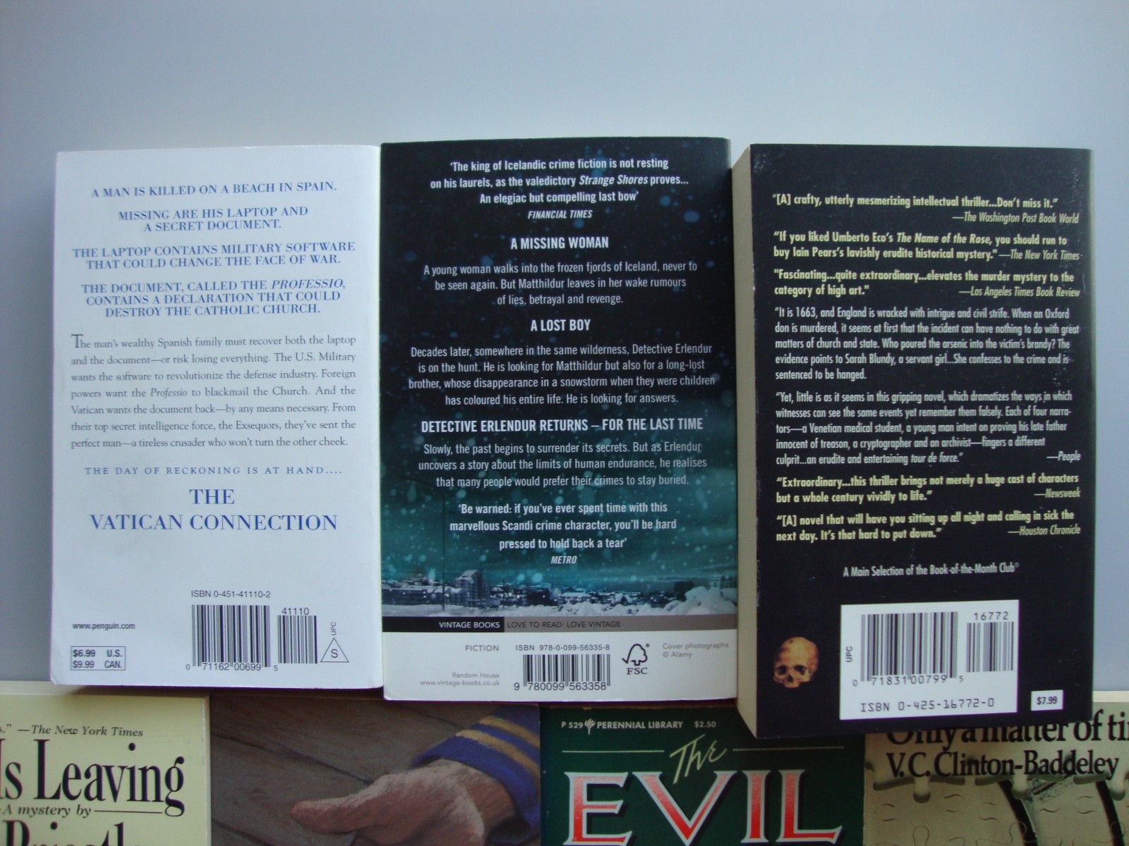 7 new EUROPE murder mysteries OSLO, VENICE, ICELAND, ENGLAND paperback book RARE