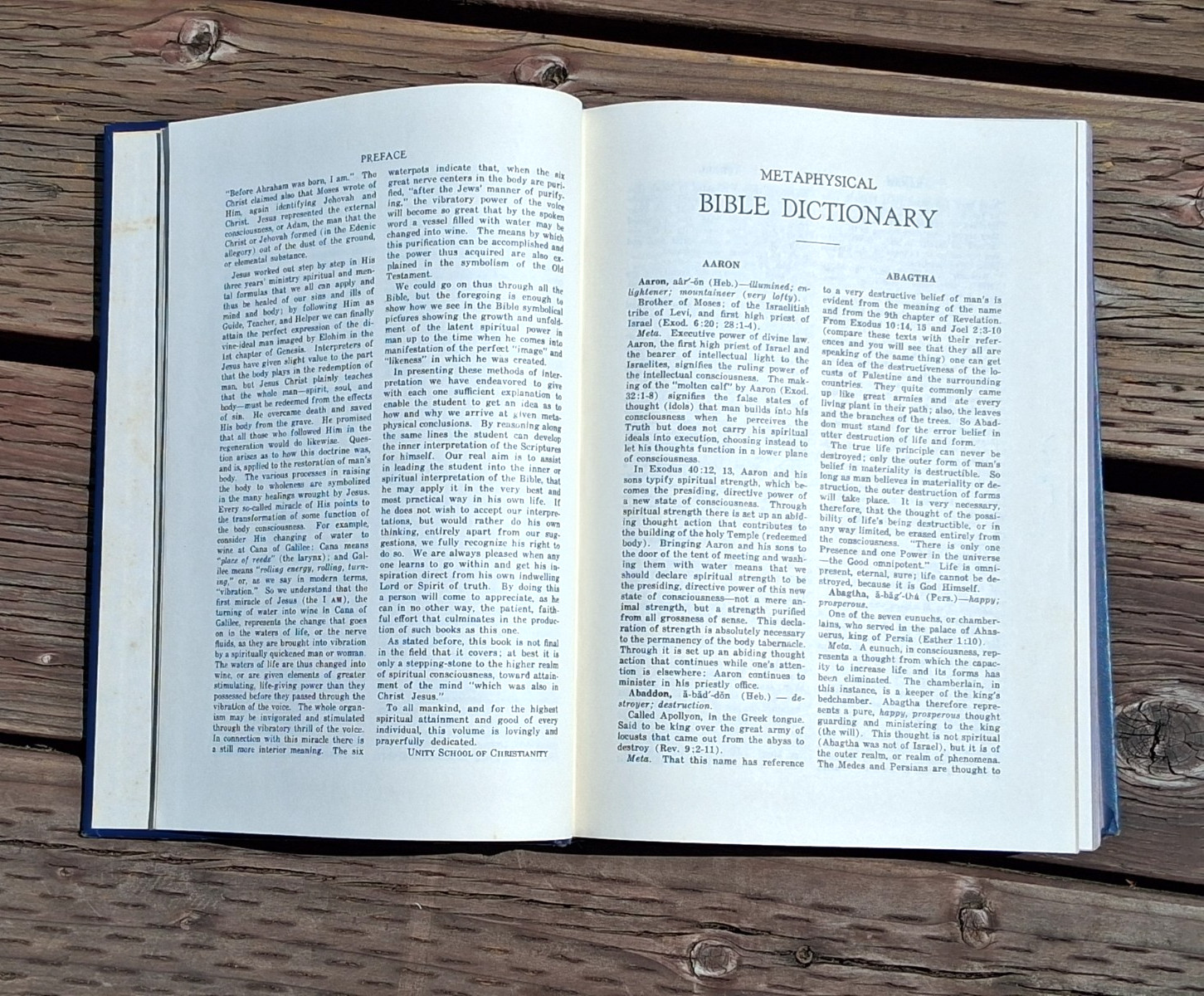 Metaphysical Bible Dictionary Unity School of Christianity Hardcover Pub 1931 MO