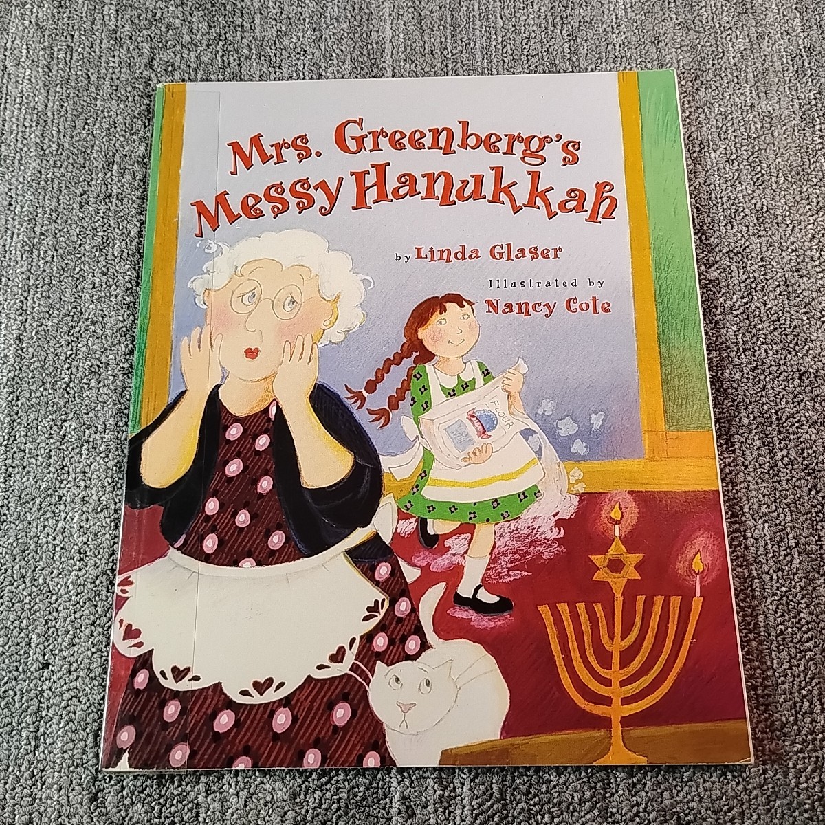 Hanukkah Kids Fun Greenberg Hershel Latkes Guest Bubbie Zadie Mice 8 Book Lot
