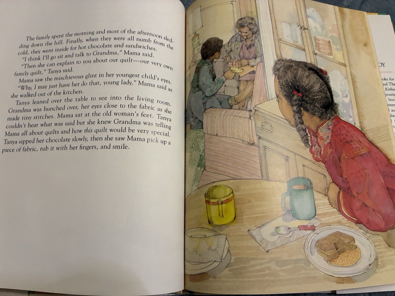 The Patchwork Quilt by Valerie Flournoy 1985 Signed
