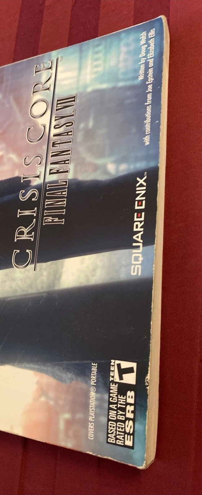 Crisis Core Final Fantasy VII BradyGames Poster Attached Signature Series PSP