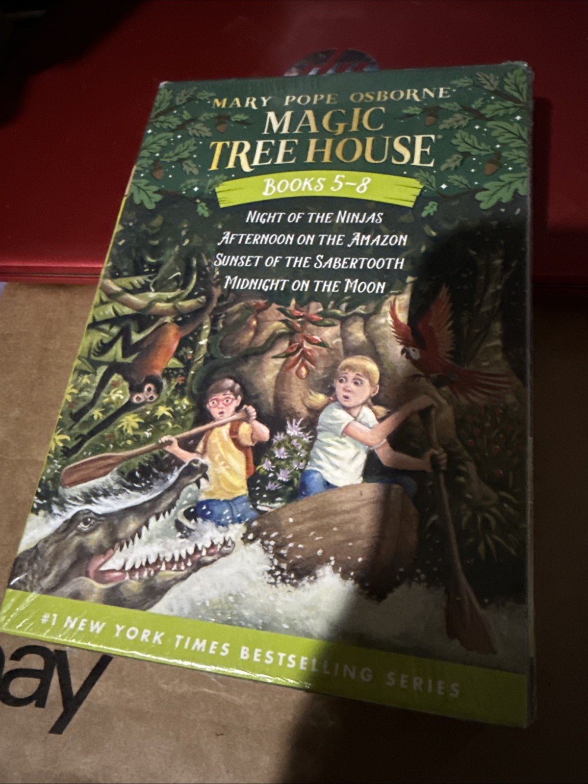 Magic Tree House Books 5-8 Boxed Set by Mary Pope Osborne (2002, Box or…