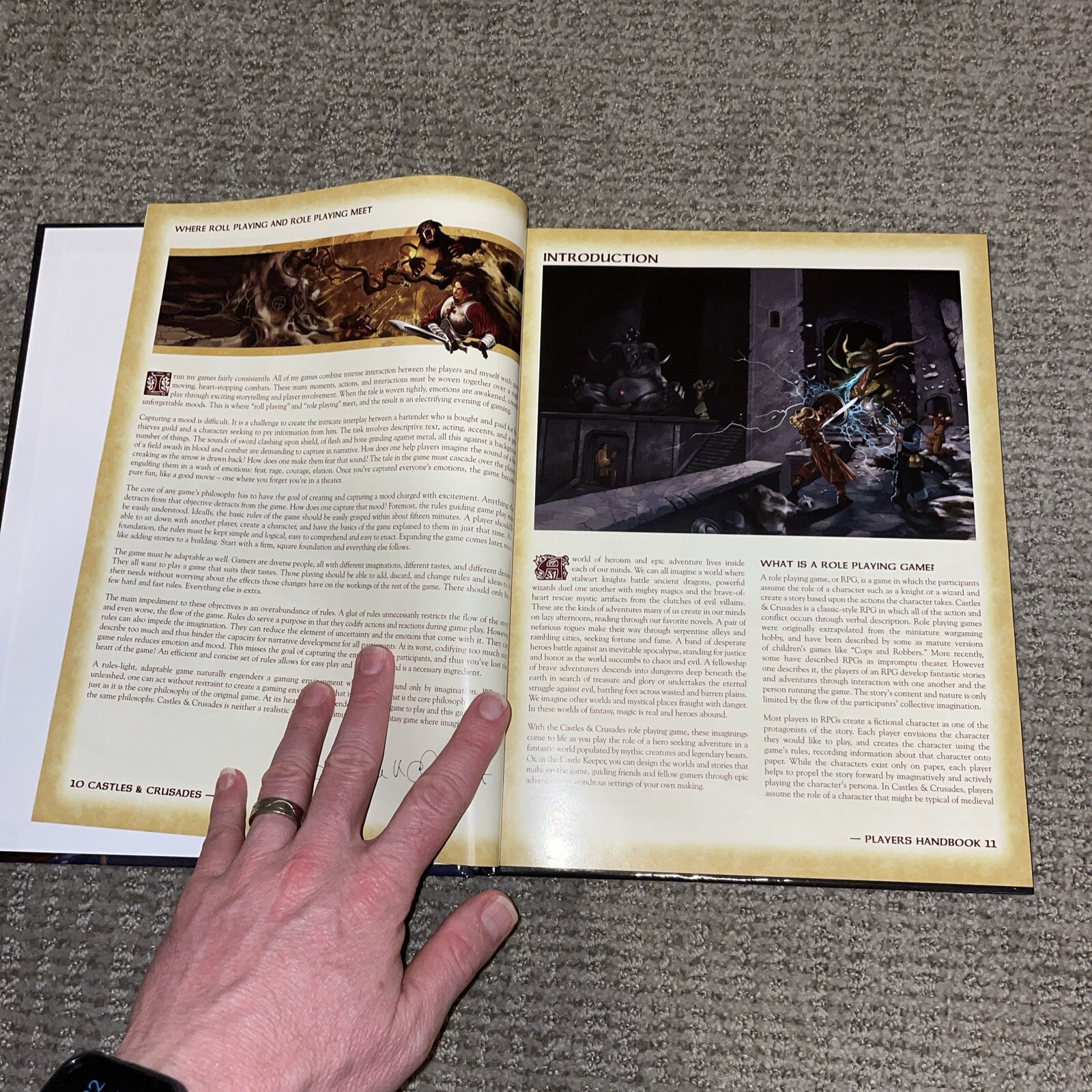 Castles & Crusades Players Handbook Hardcover – 2014 by Davis Chenault TLG80106