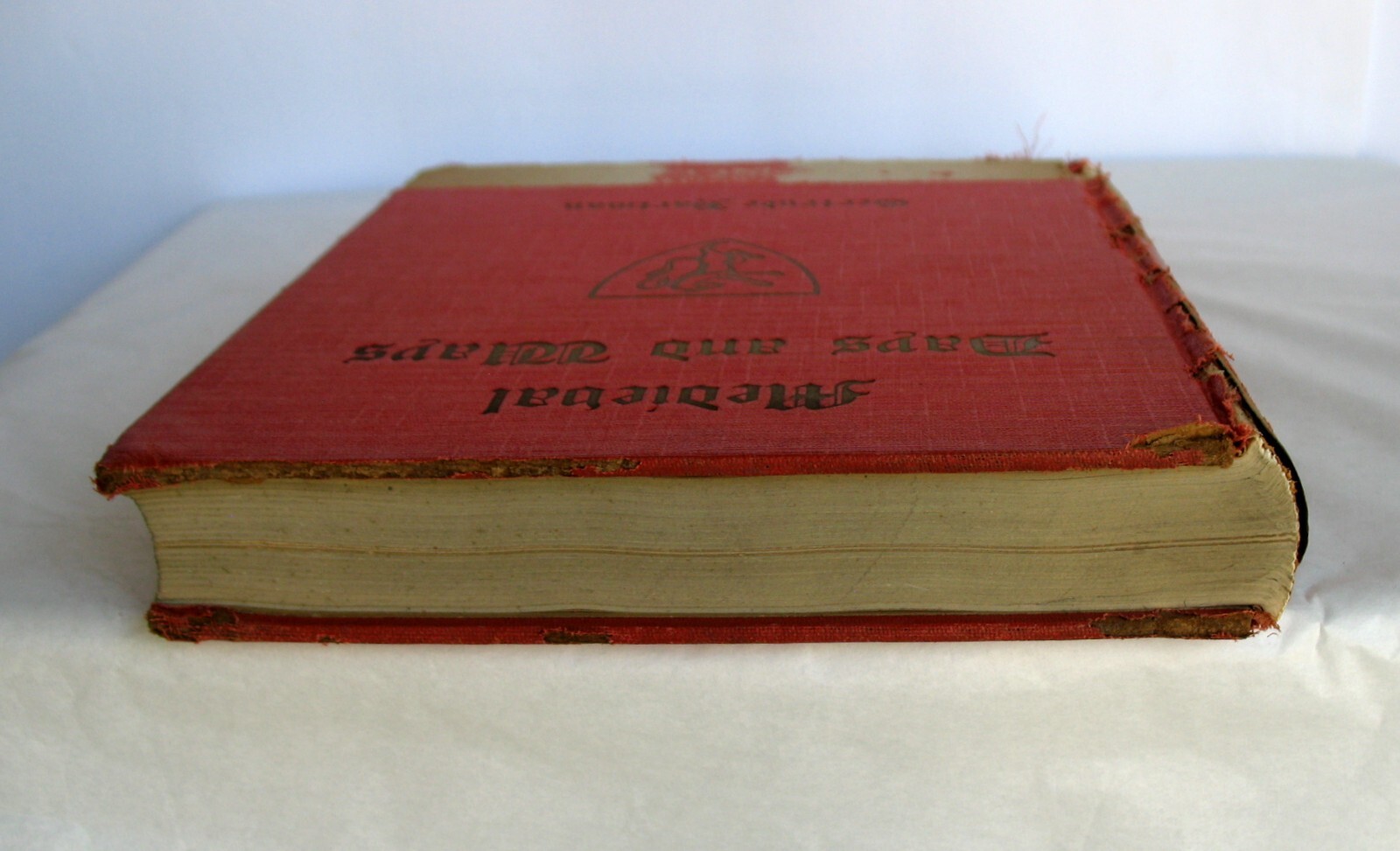 1937 MEDIEVAL DAYS AND WAYS by Gertrude Hartman ~ 332 Pages ~ 8.5″ x 6.75″