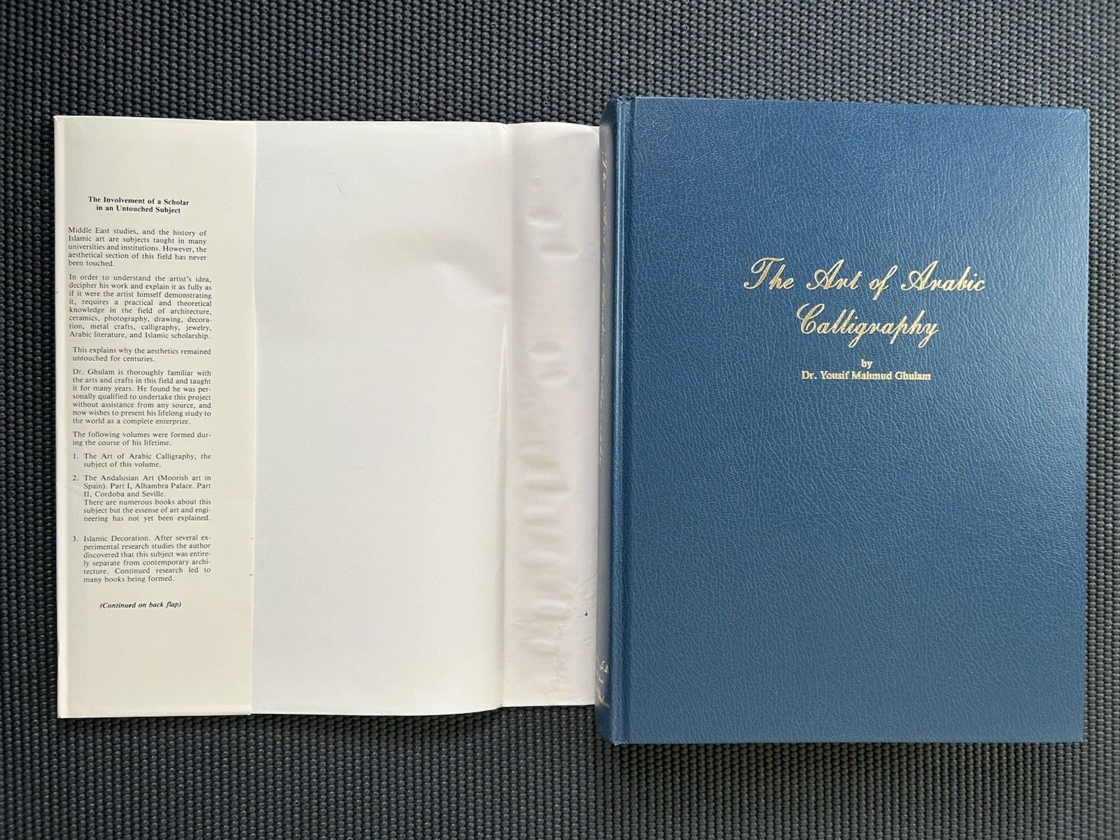 The Art of Arabic Calligraphy Hardcover – 1982 by Dr. Yousif Mahmud Ghulam