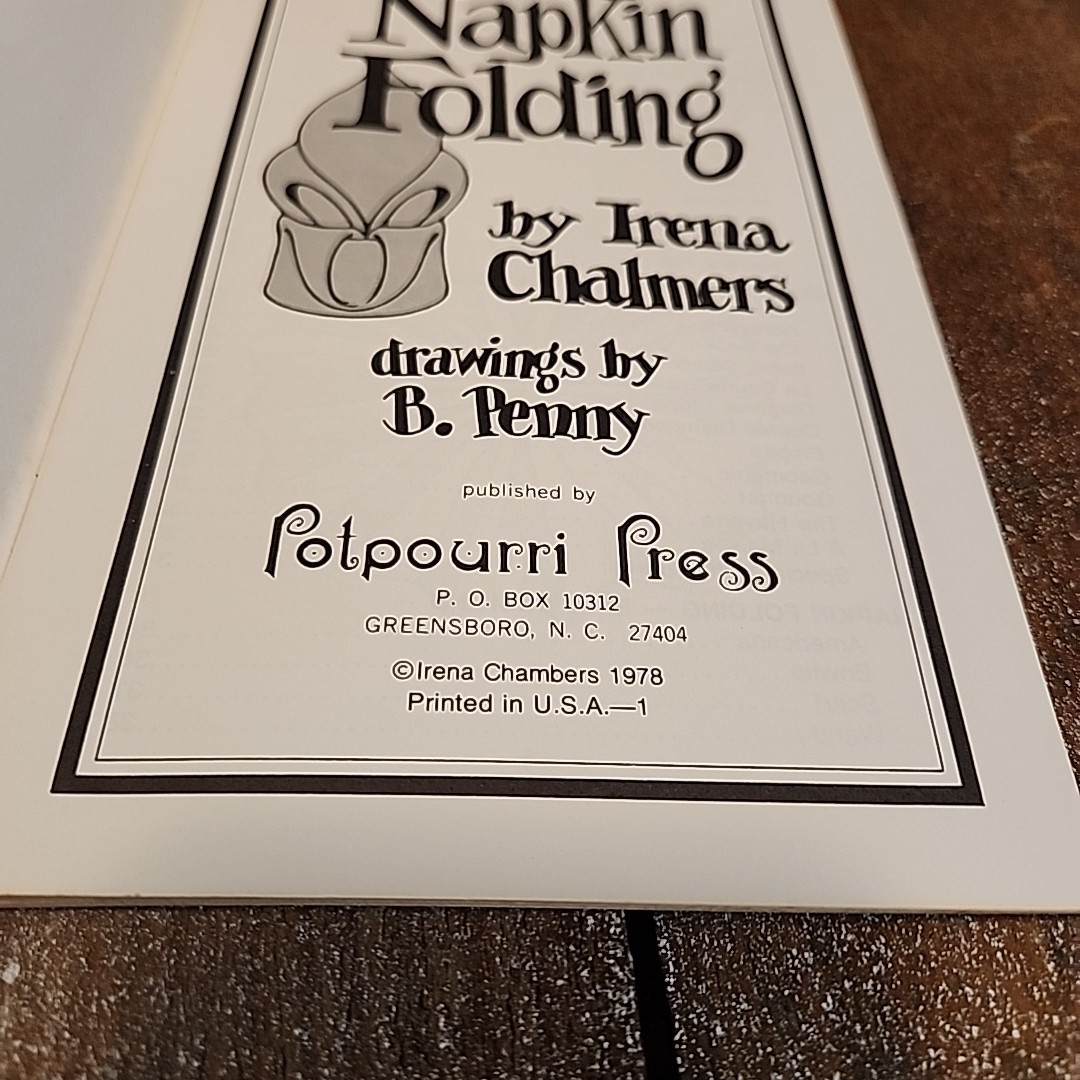 Irena Chalmers, Recipe Booklet, Set Of 4, 1970, 74 78,87 vintage