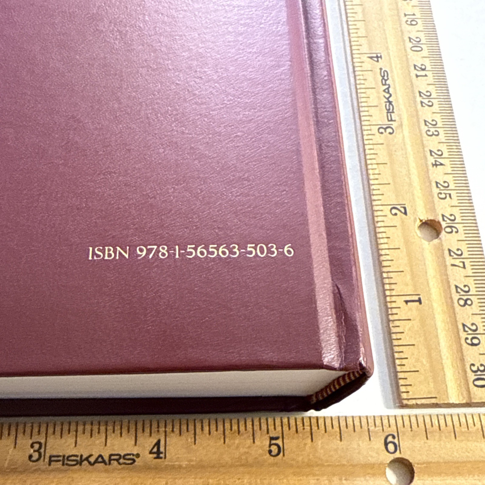 PEW HOLY BIBLE NRSV Hendrickson Hardcover Burgundy Church 1989 Study vintage