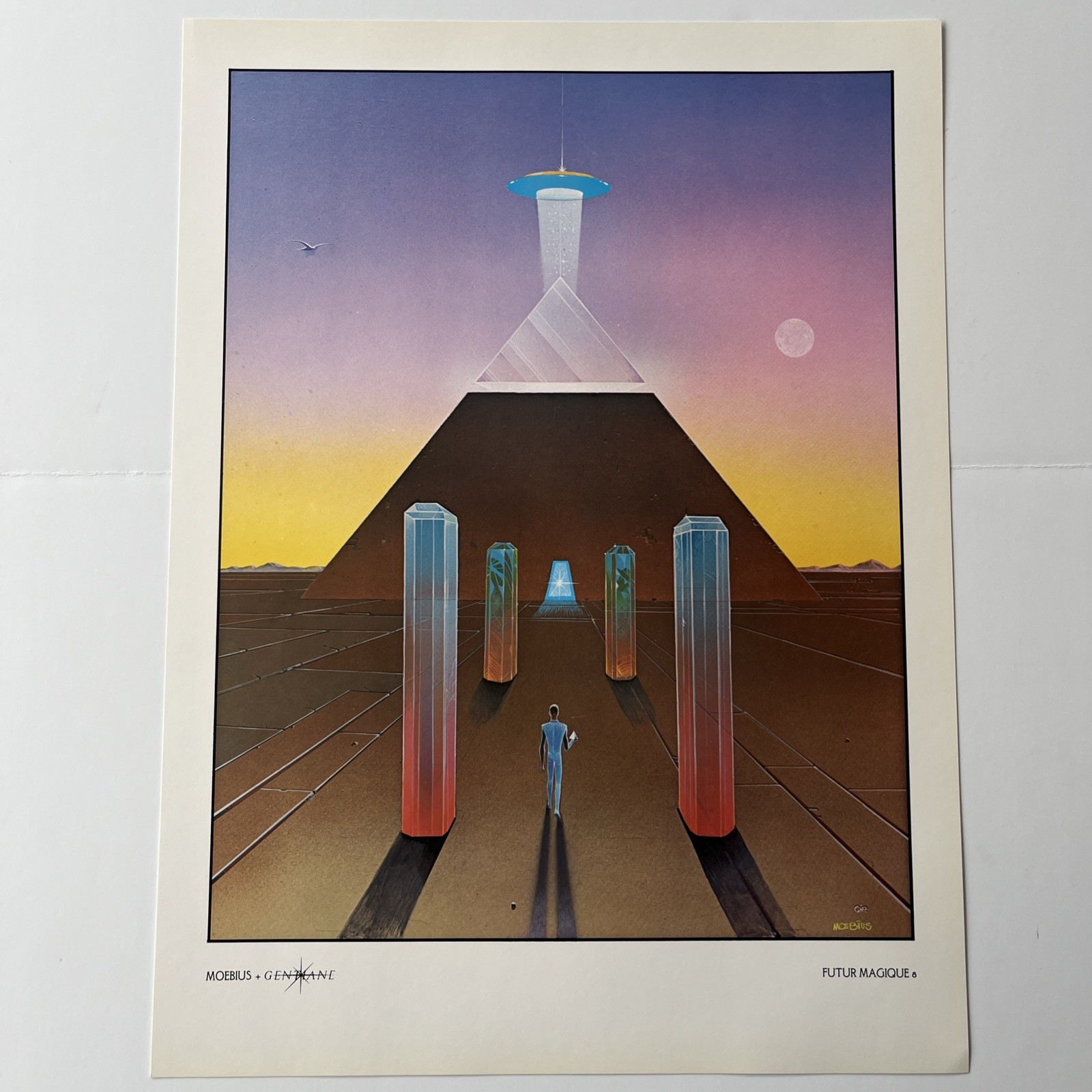 Moebius Futurs Magiques Portfolio. SIGNED LIMITED EDITION