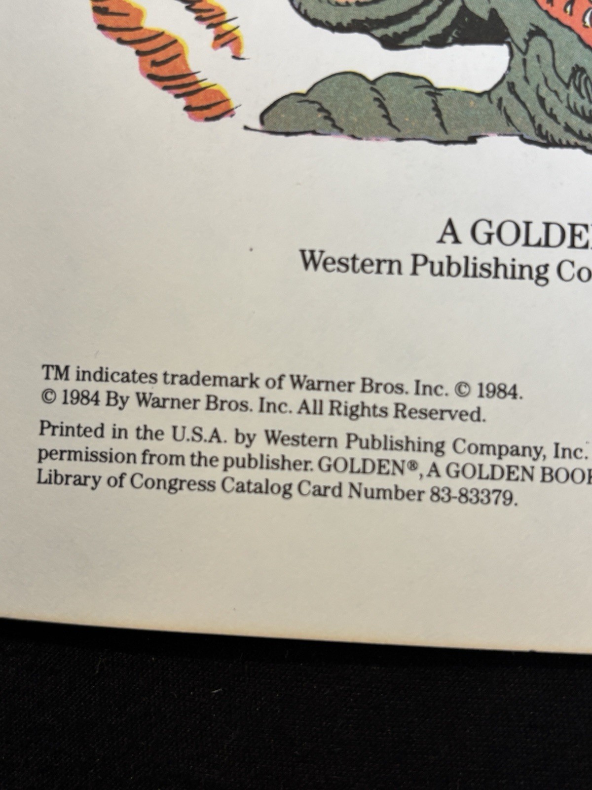 Gremlins Golden Book To Catch A Gremlin VTG 1984 Warner Bros Storybook Gizmo HTF