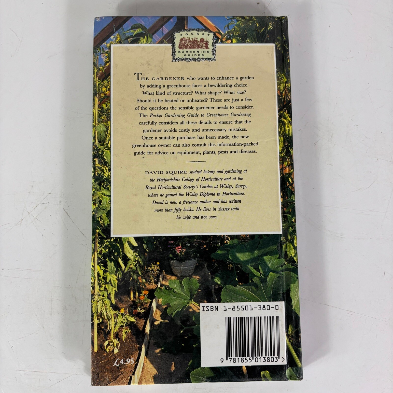Greenhouse Gardening David Squire An Essential And Informative Guide Hardcover