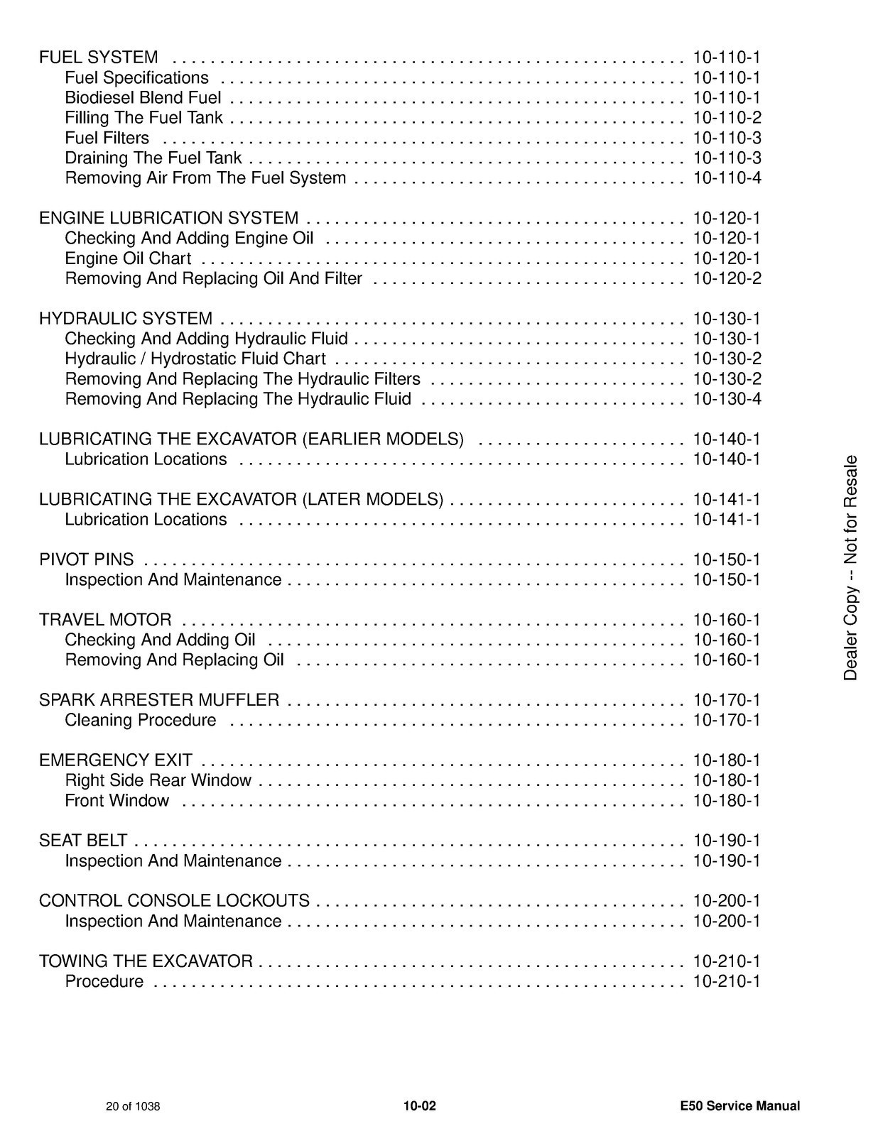 BOBCAT E50 Compact Excavator Service Manual 2019, SECURED, COVERING, XL FOLDOUTS