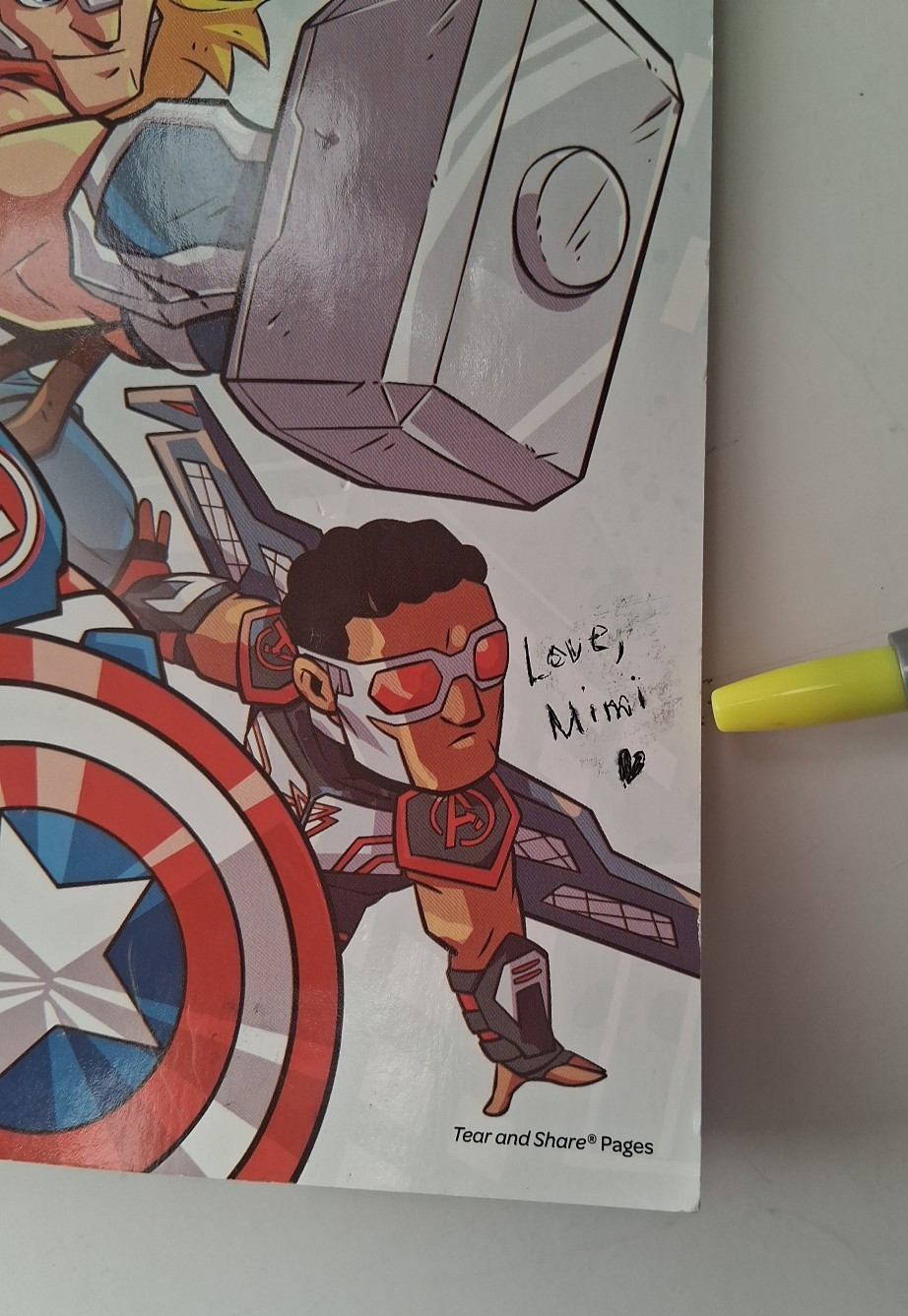 Lot of 3 Marvel Avengers & Superhero Coloring Books Bendon unused I has name
