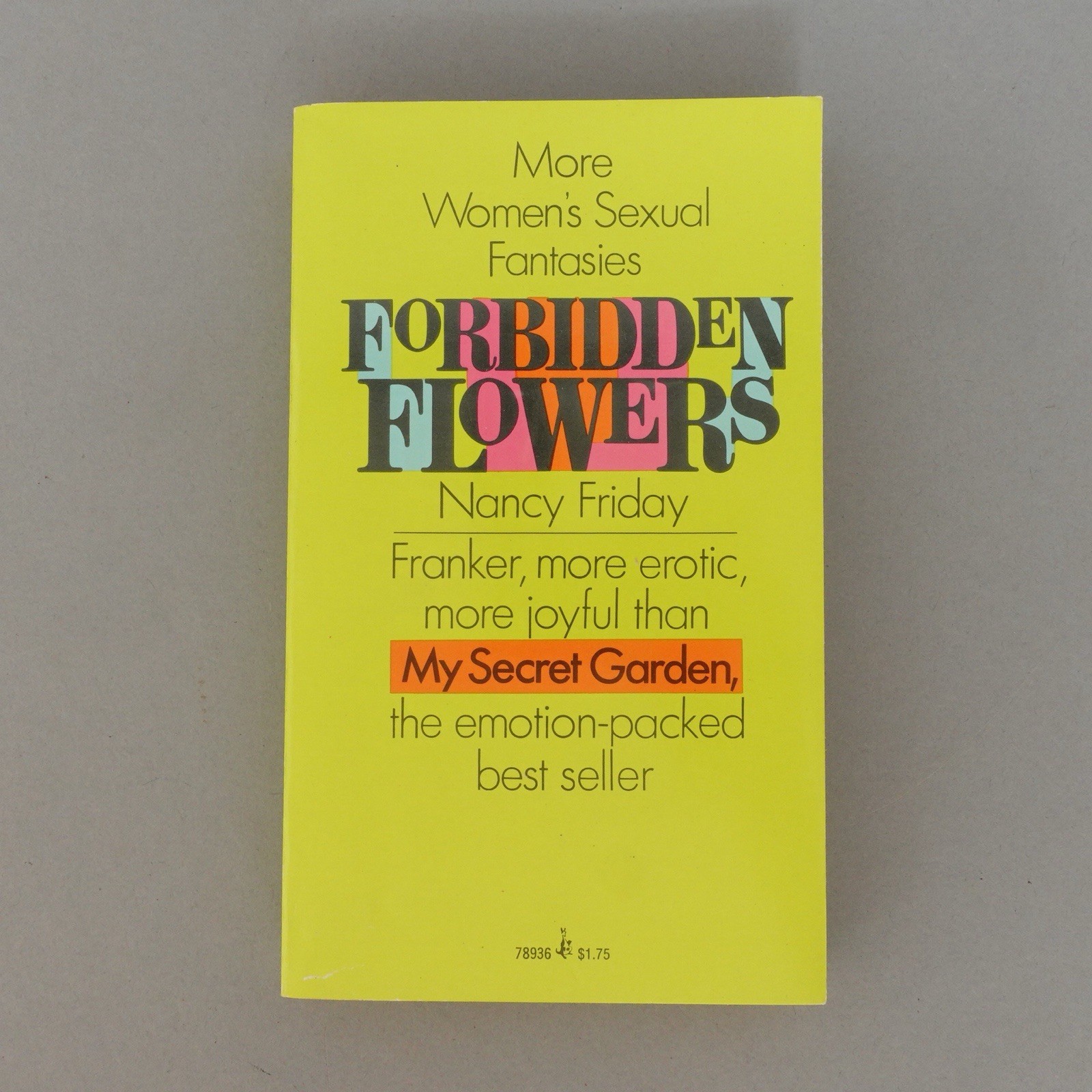 Forbidden Flowers 78936 Pocket 1975 1st Nancy Friday Women’s Sexual Fantasies