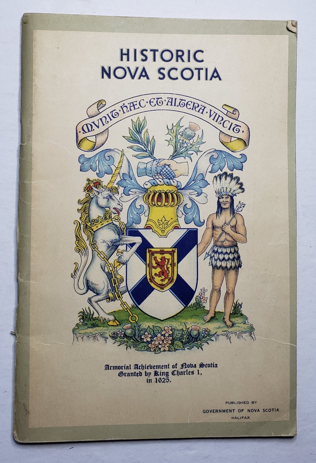 Historic Nova Scotia 1930s 5.5″ x 8.5″ 116 Pages Paperback Government of N.S.