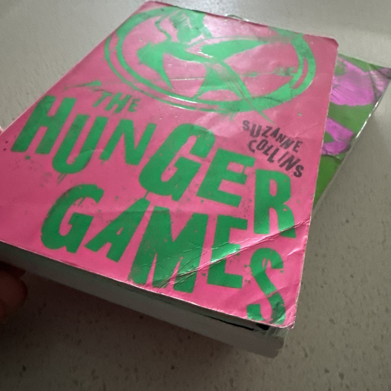 Rare The Hunger Games Neon Trilogy Box Suzanne Collins Paperback Scholastic.