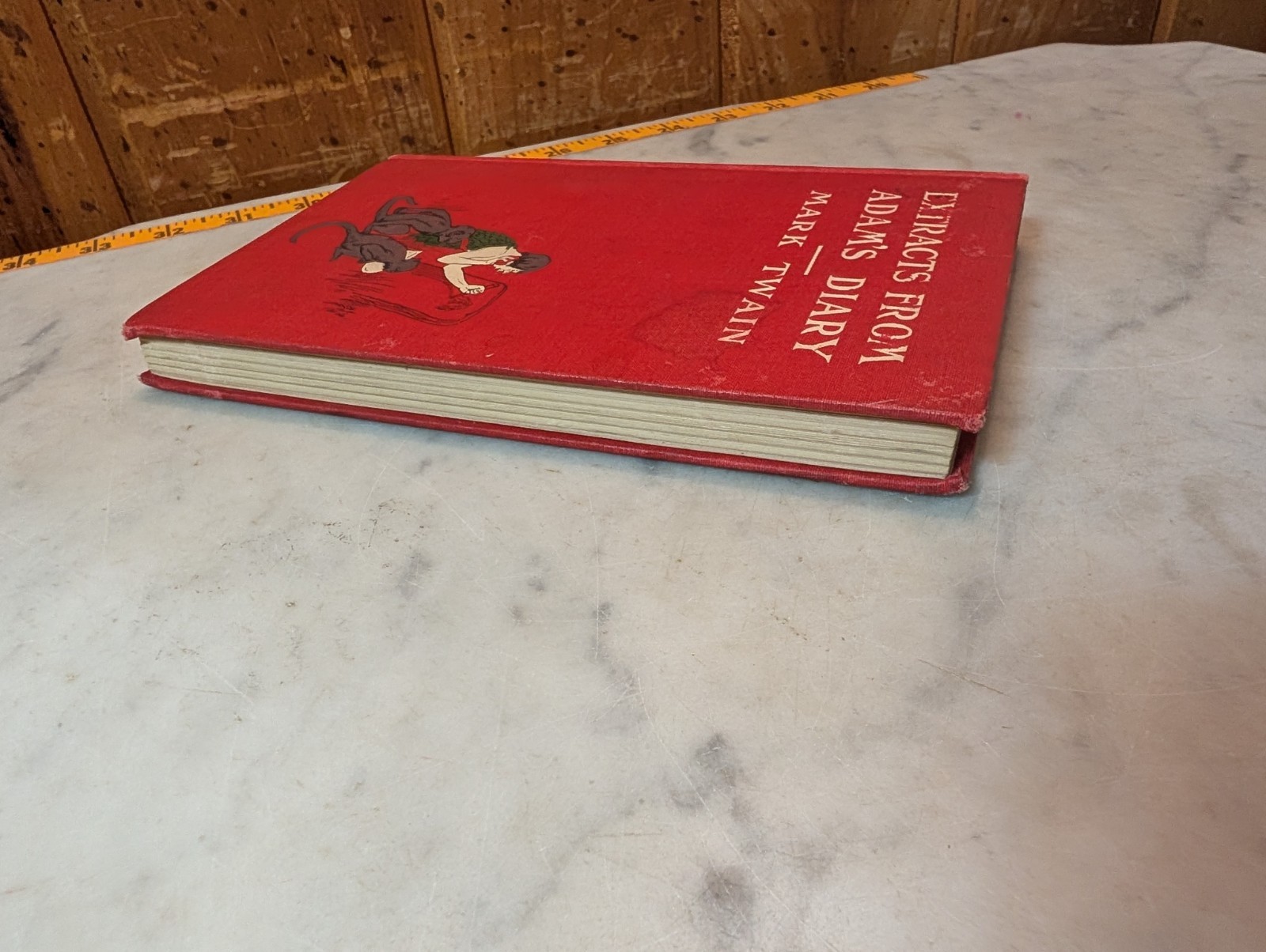 1904 Mark Twain Extracts From Adam’s Diary Vintage Hardcover Book