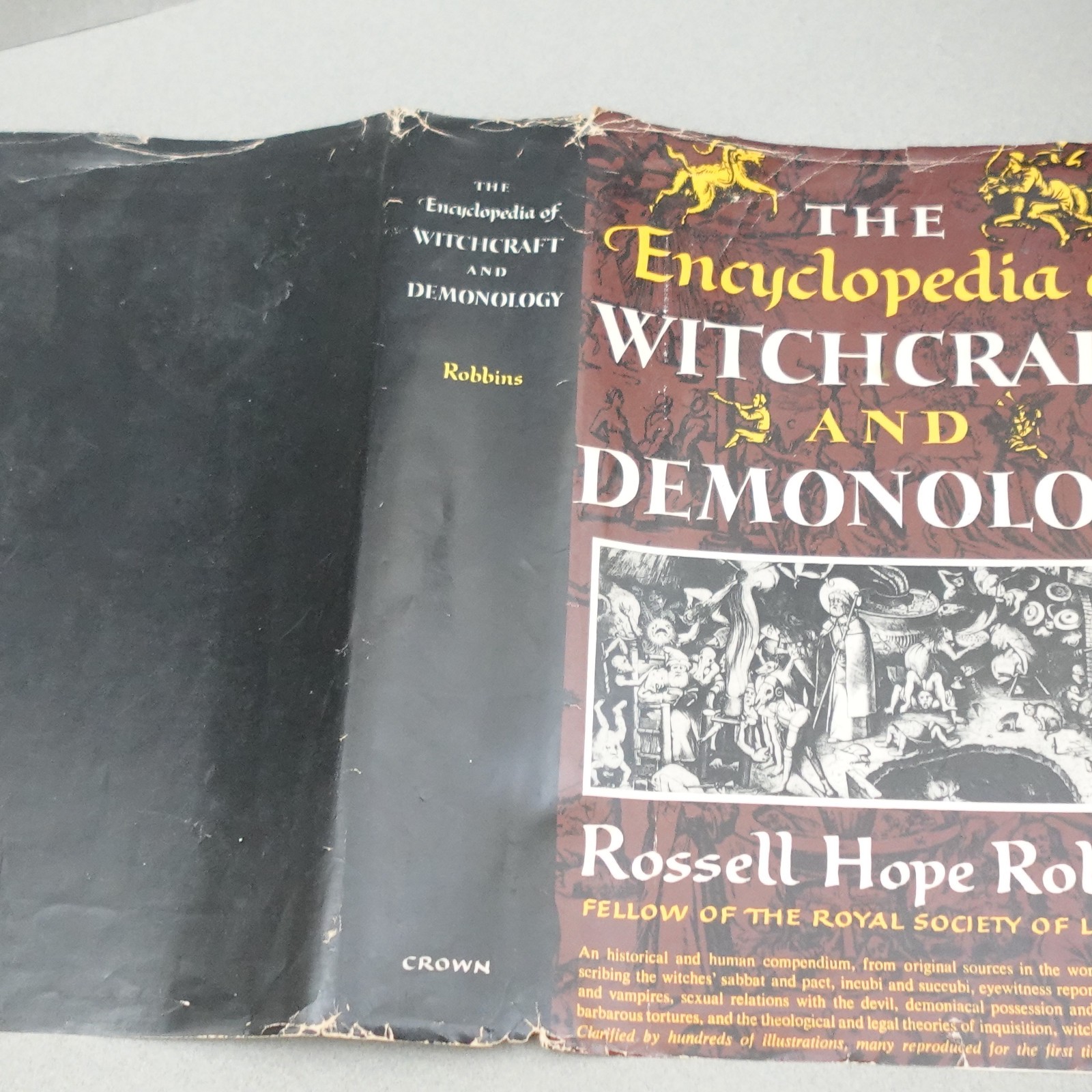 1959 The Encyclopedia of Witchcraft and Demonology by Rossell Hope Robbins BCE