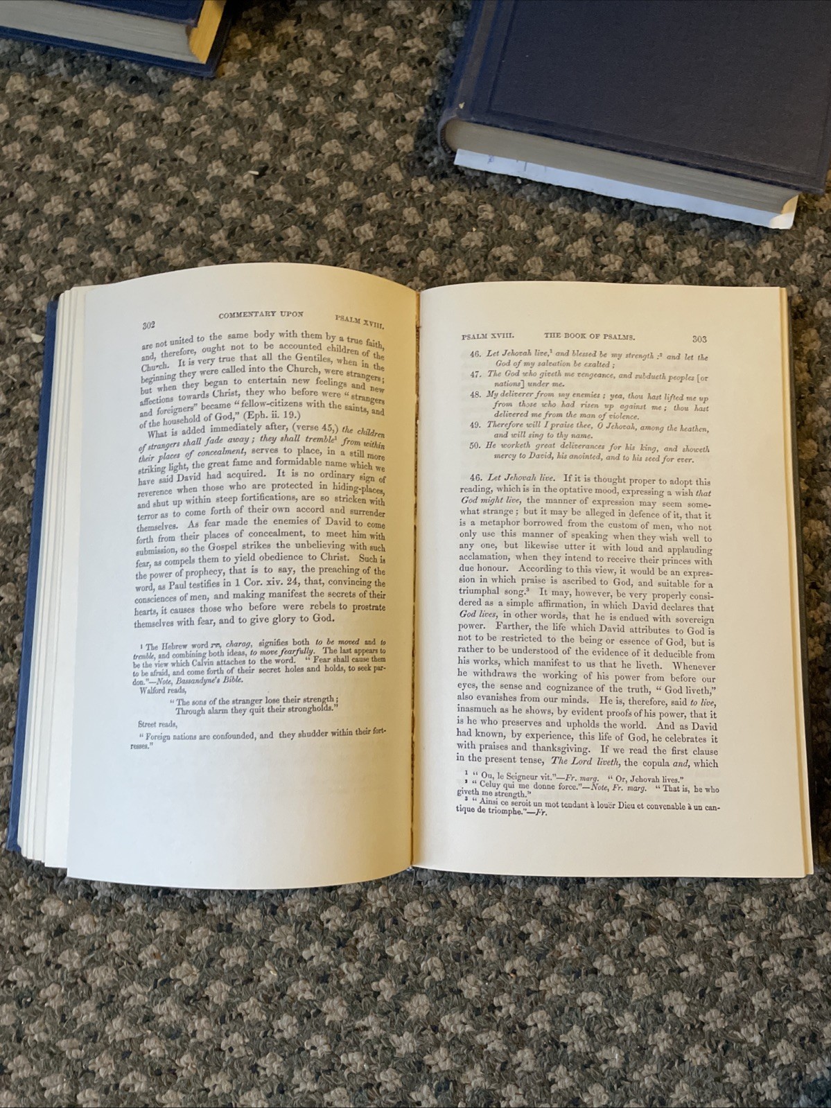 Calvin’s Commentary on Palms 5 Volume Set Eerdmans 1949 Hardback