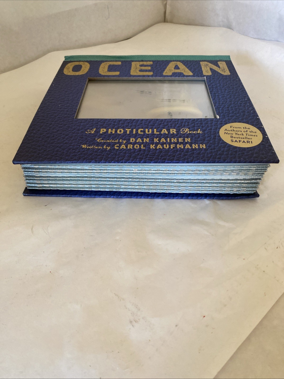 Ocean : A Photicular Book by Carol Kaufmann and Dan Kainen (2014, Hardcover)
