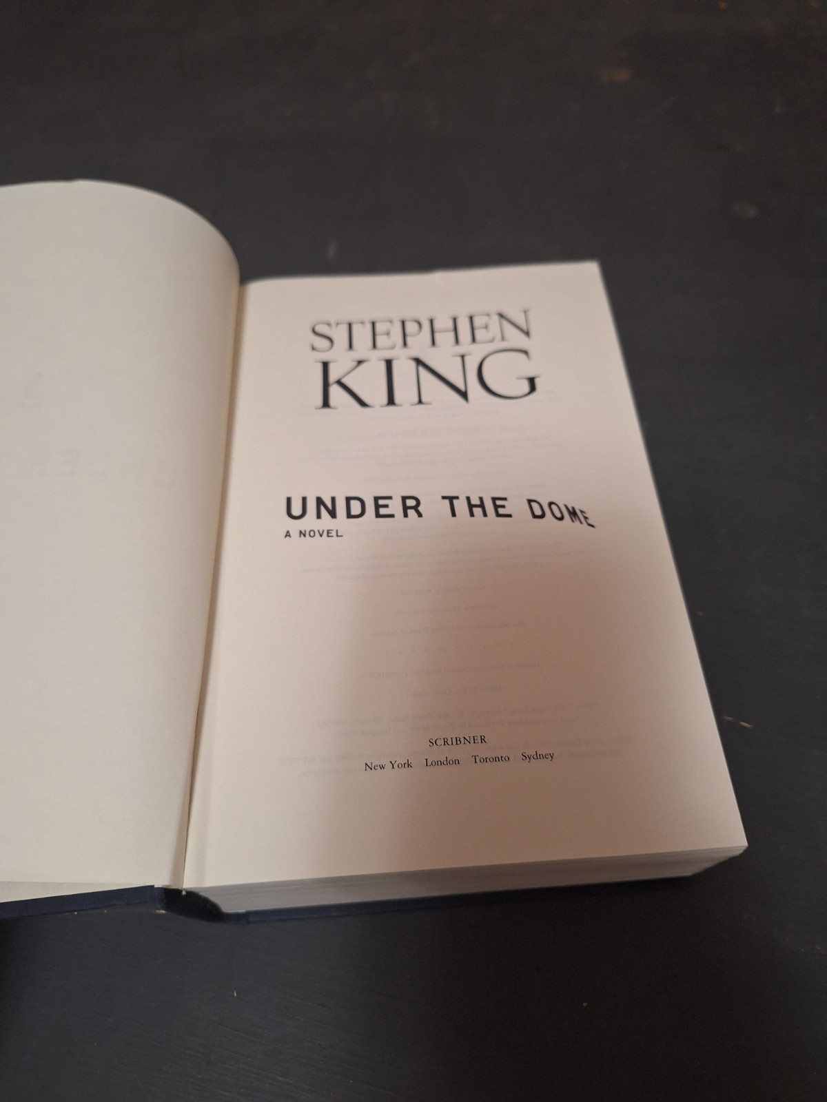 Under the Dome by Stephen King. Hardcover. No Dust Jacket