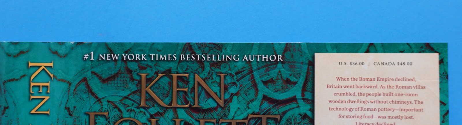 THE EVENING AND THE MORNING BY KEN FOLLET, SIGNED