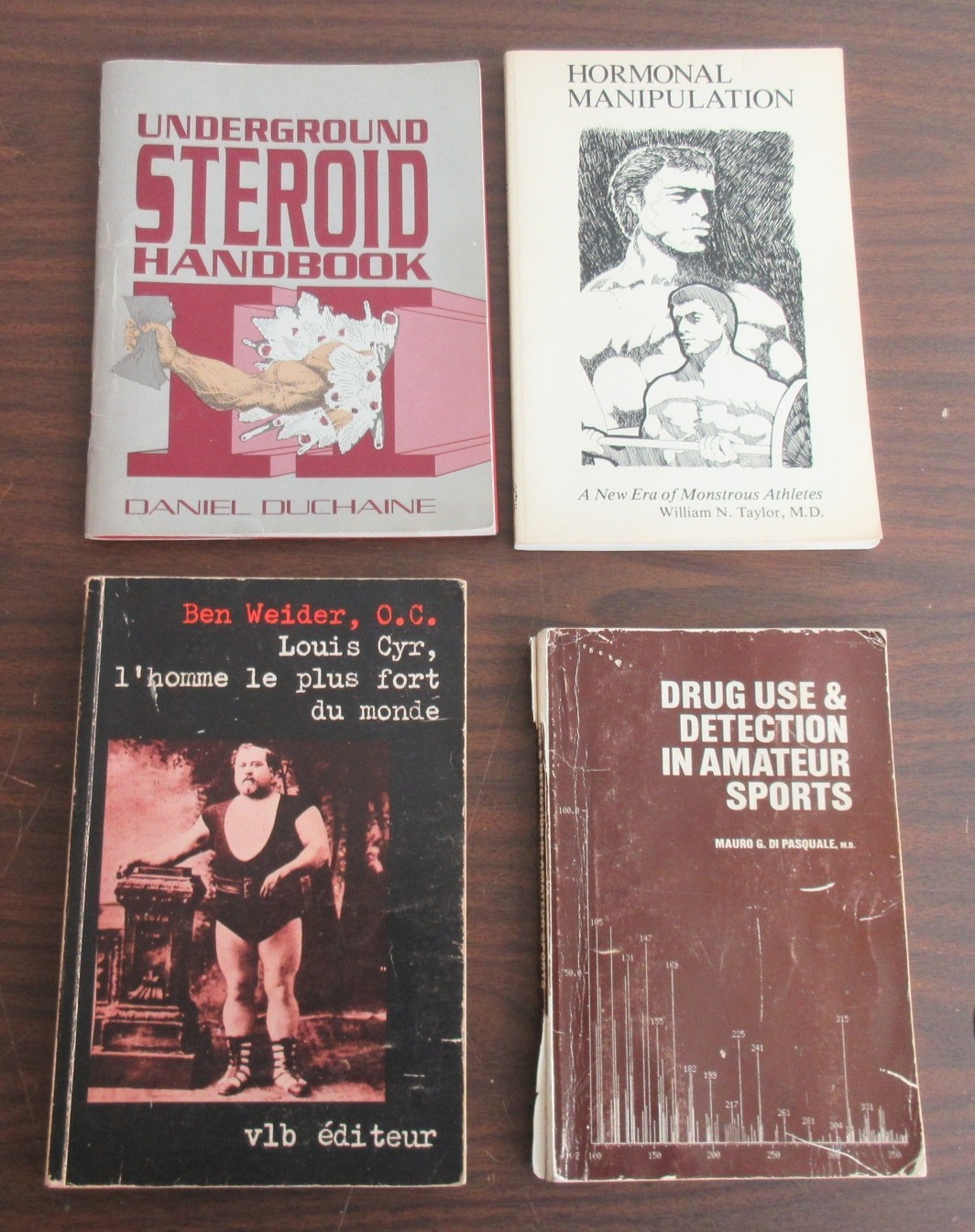 RARE UNDERGROUND STEROID HANDBOOK DAN DUCHAINE, + 4 related books and pumping i