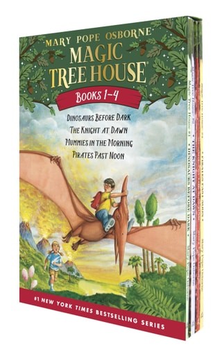 Magic Tree House Boxed Set, Books 1-4: Dinosaurs Before Dark, The Knight at Dawn