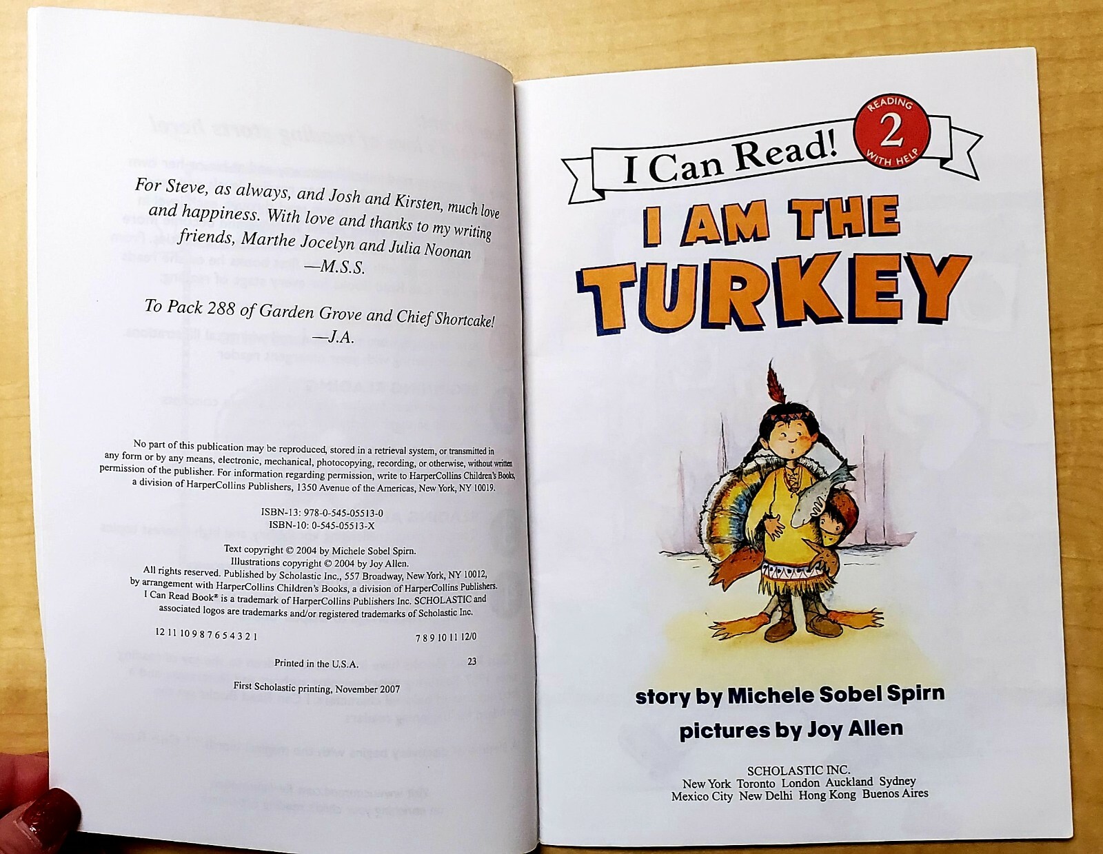 I Can Read Level 2 Ser.: I Am the Turkey by Michele Sobel Spirn (2004, Paperbac