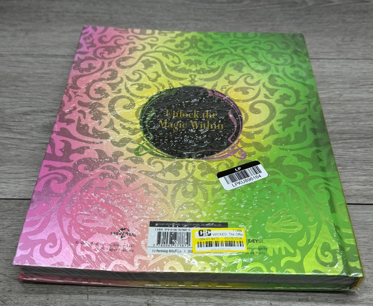 WICKED: The Official Visual Companion Target Exclusive Hardcover Book w/ Poster