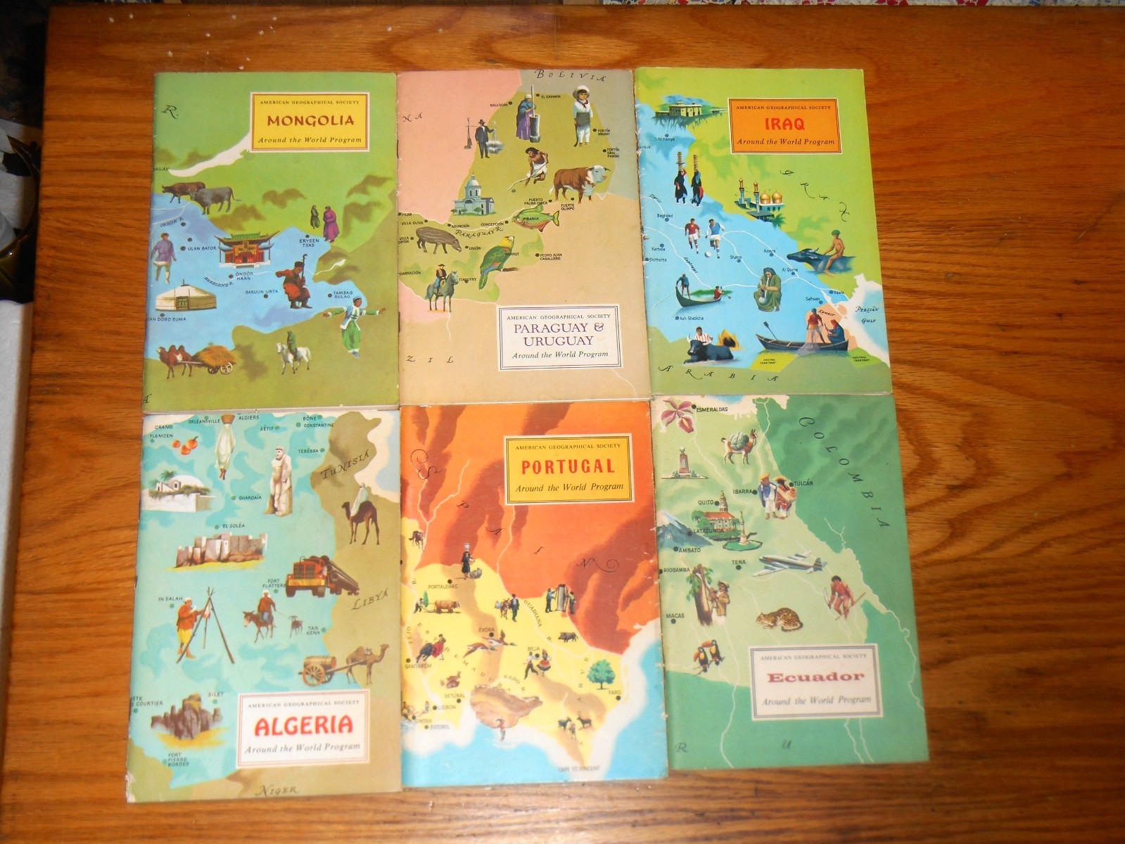 American Geographical Society Around the World Lot of 20 Travel Books 1967
