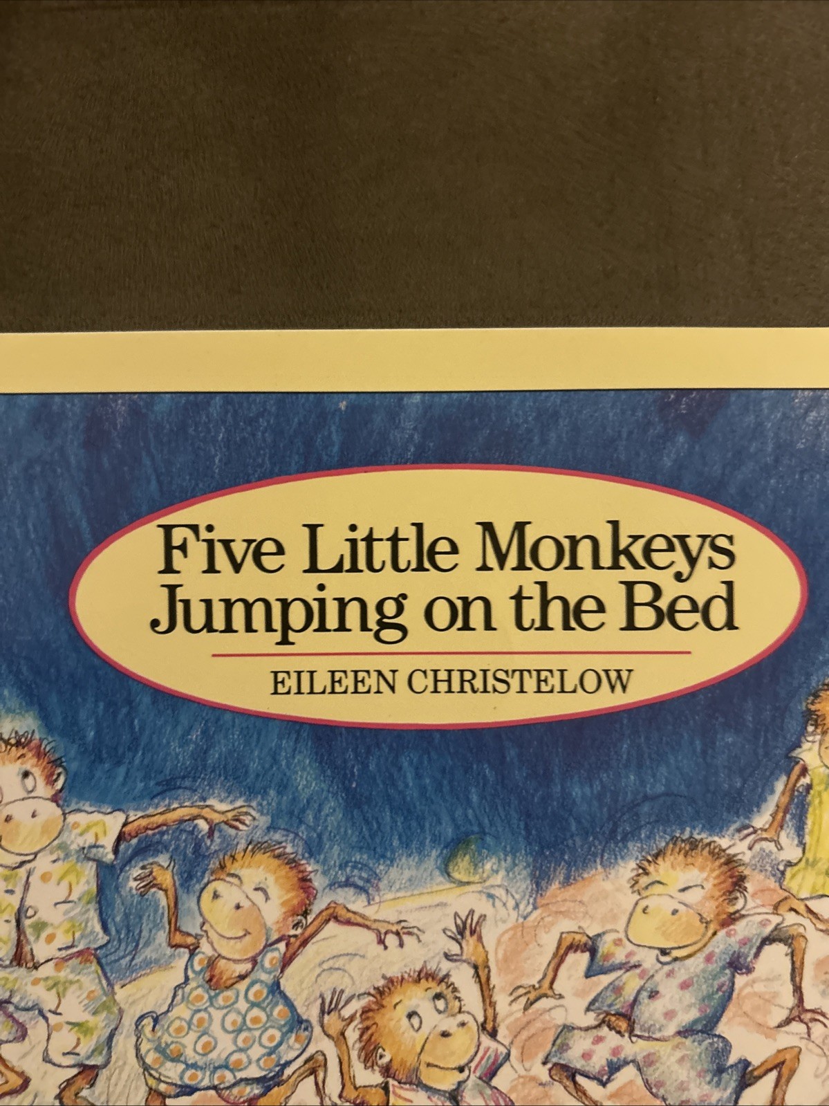 Five Little Monkeys Jumping on the Bed by Eileen Christelow Paperback Book